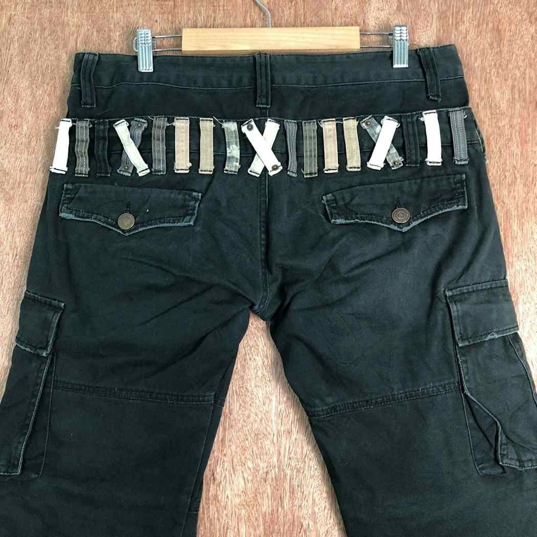 Japanese Brand Dominate Handcrafted Double Waist Cargo Pants #c286DLAL Size US 34 / EU 50 - 10 Thumbnail