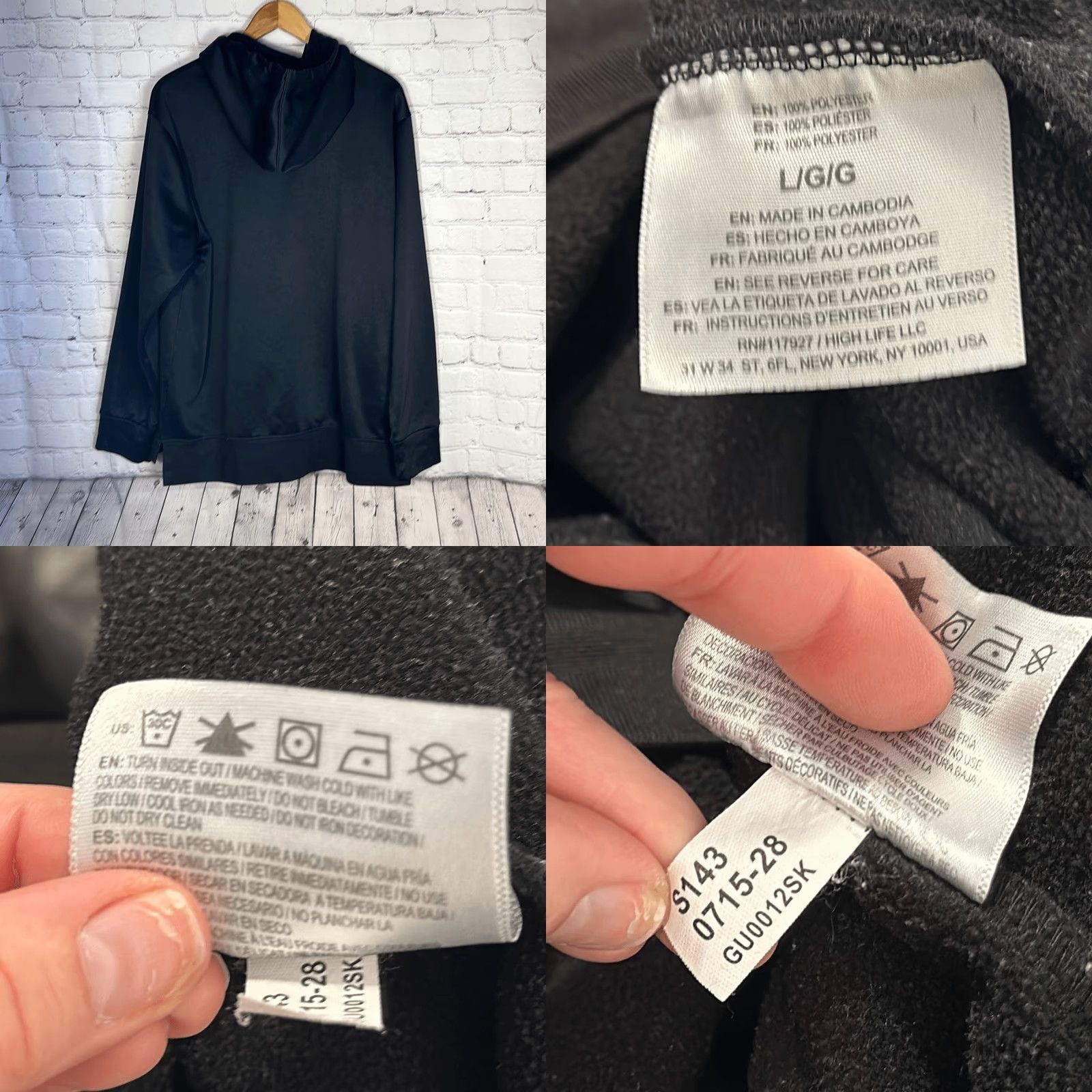 Tapout VINTAGE TapouT Hoodie Black Camo Mens L MMA Kangaroo Pocket Workout Size US L / EU 52-54 / 3 - 8 Thumbnail