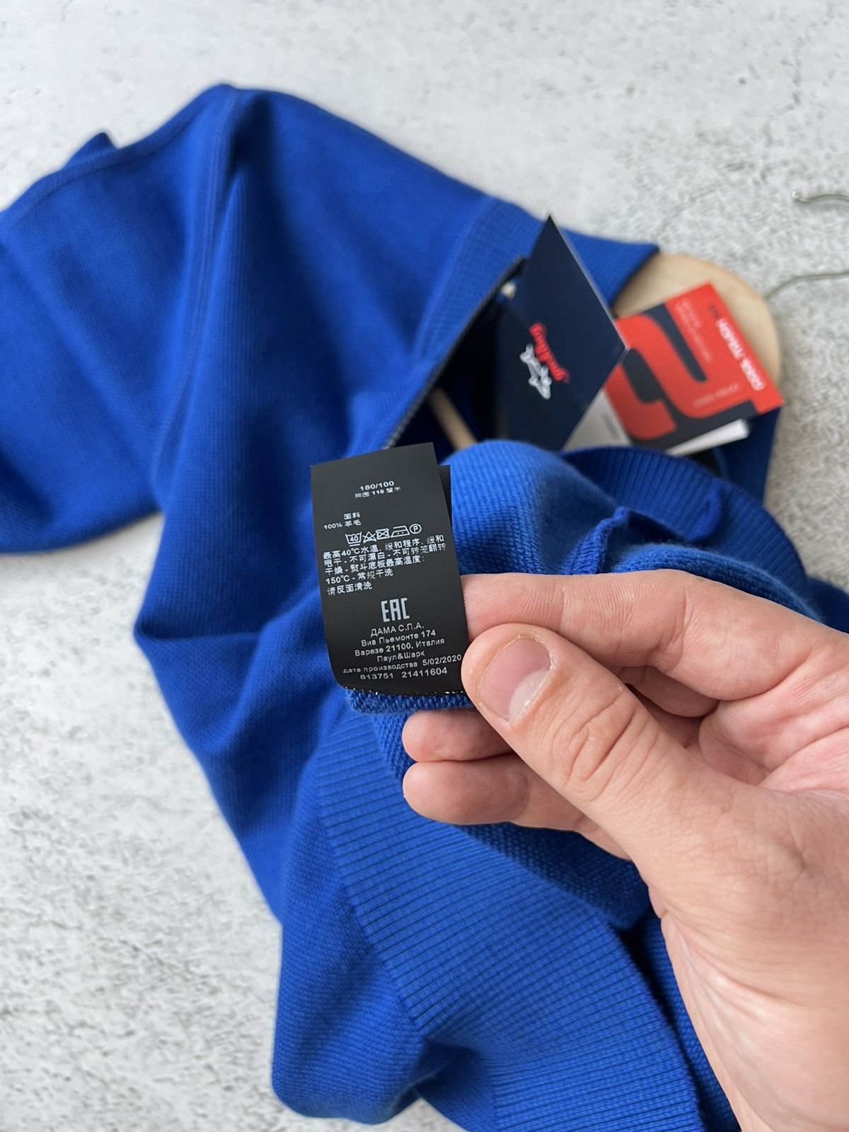 Paul & Shark 🦈 Paul & Shark Yachting Wool Sweater Zip L (NWT) Size US L / EU 52-54 / 3 - 20 Thumbnail