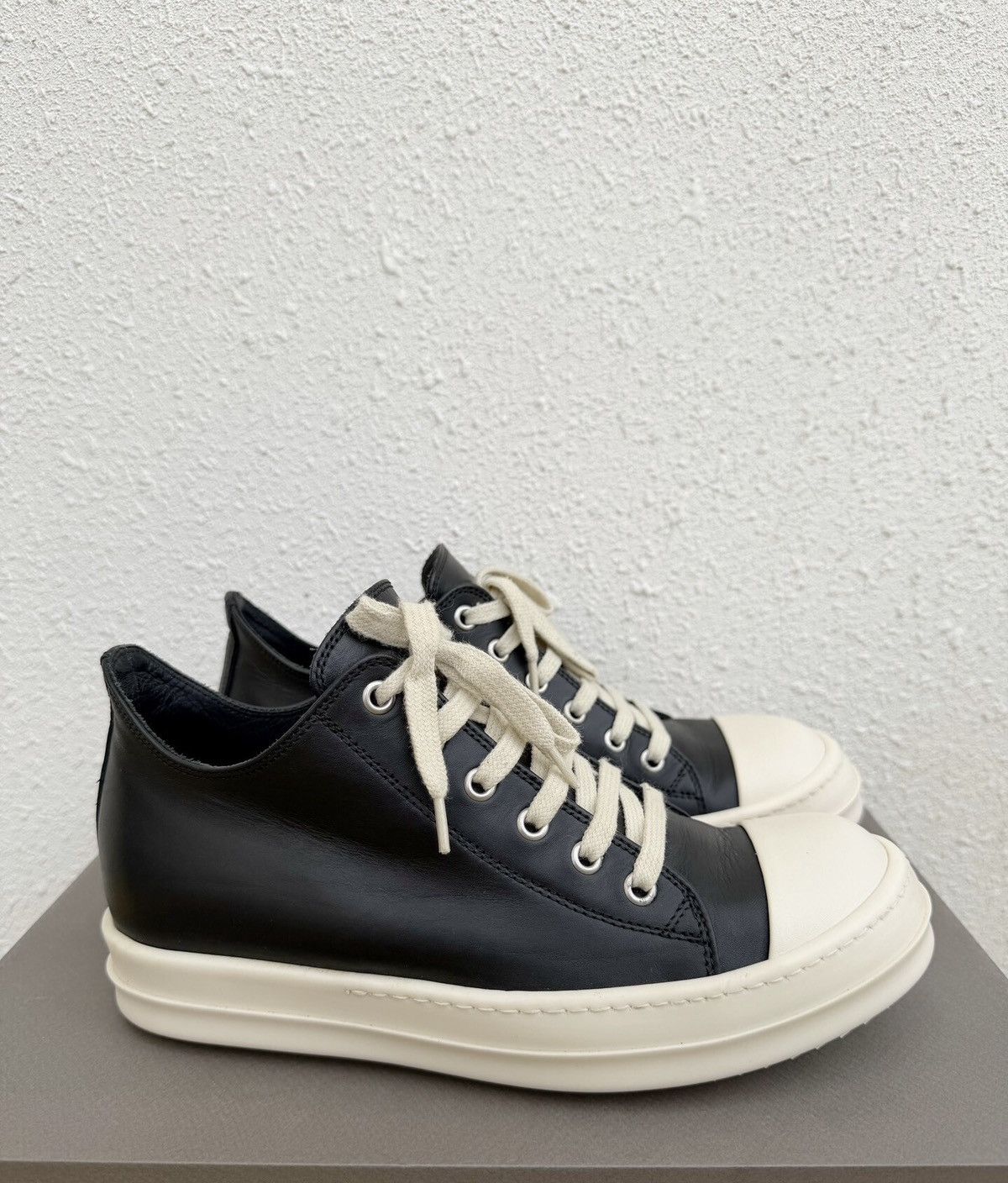 Rick Owens Rick Owens women's low-top Converse, cowhide leather Size US 7 / IT 37 - 1 Thumbnail