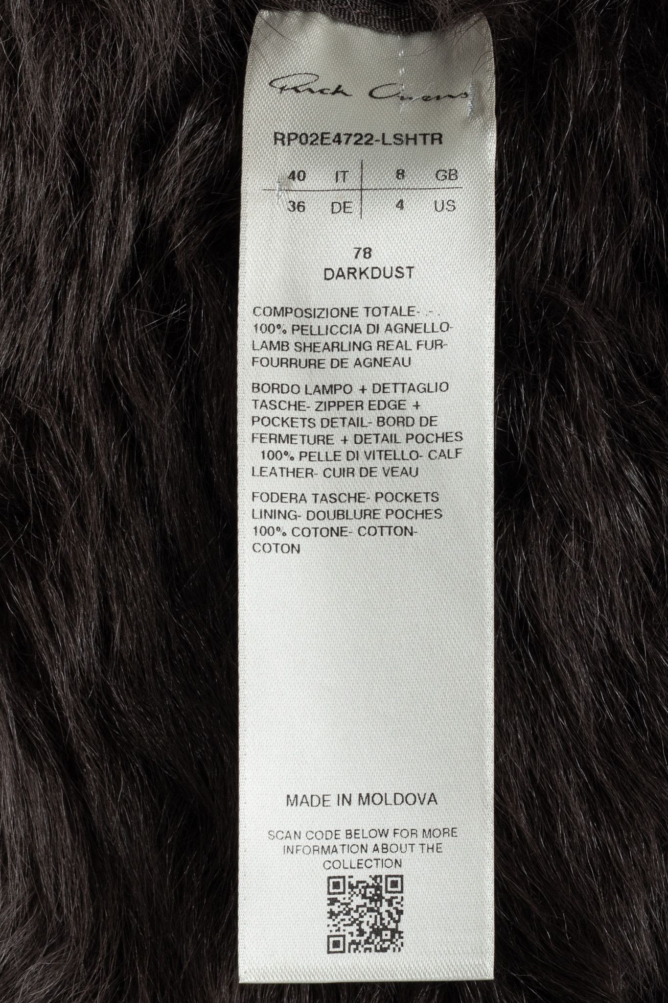 Rick Owens Rick Owens FW25 Concordians Exploder Fur & Leather Jacket Size S / US 4 / IT 40 - 9 Thumbnail