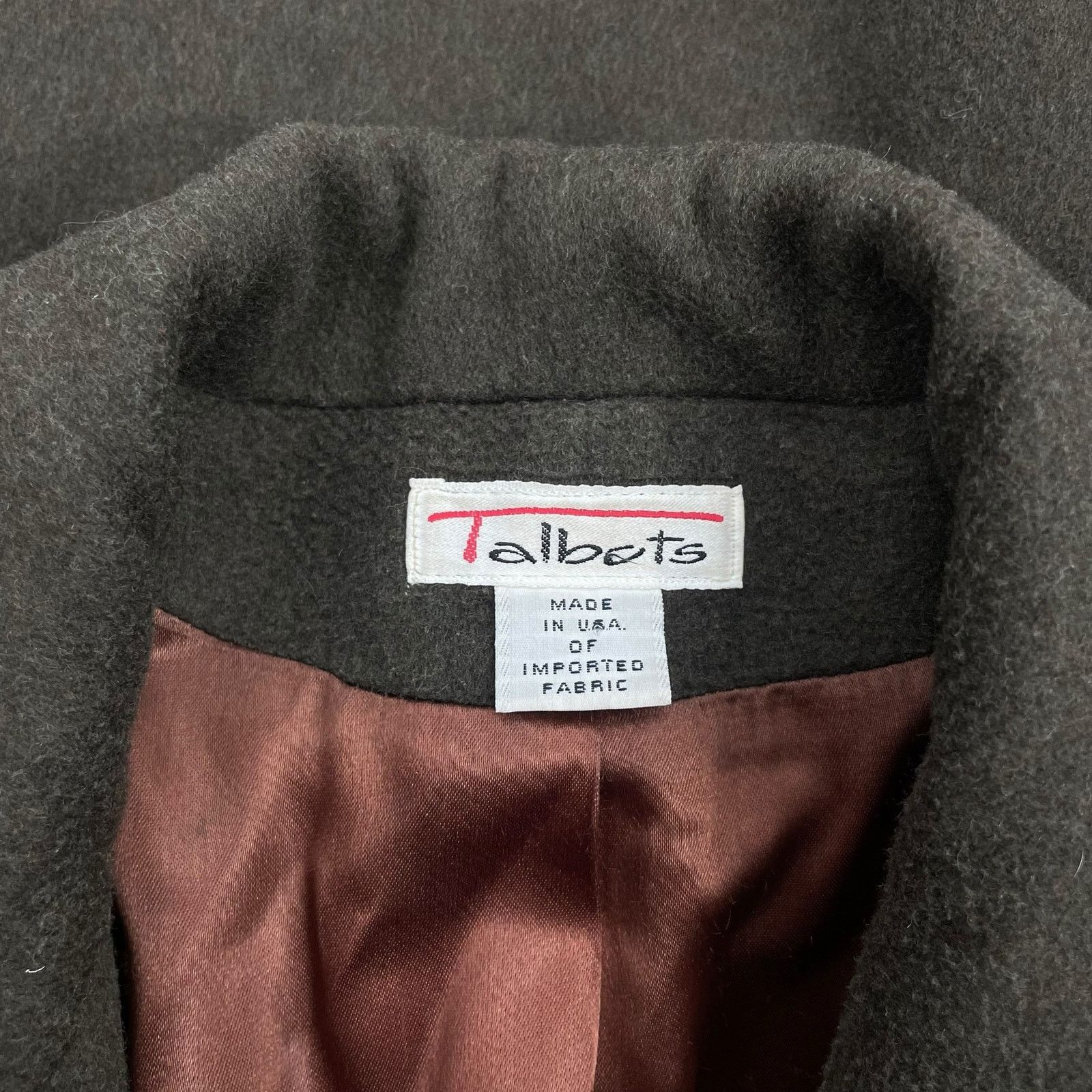 Other Talbots Wool Cashmere Silk Blend Long Coat Green Size 1X Size XL / US 12-14 / IT 48-50 - 9 Thumbnail