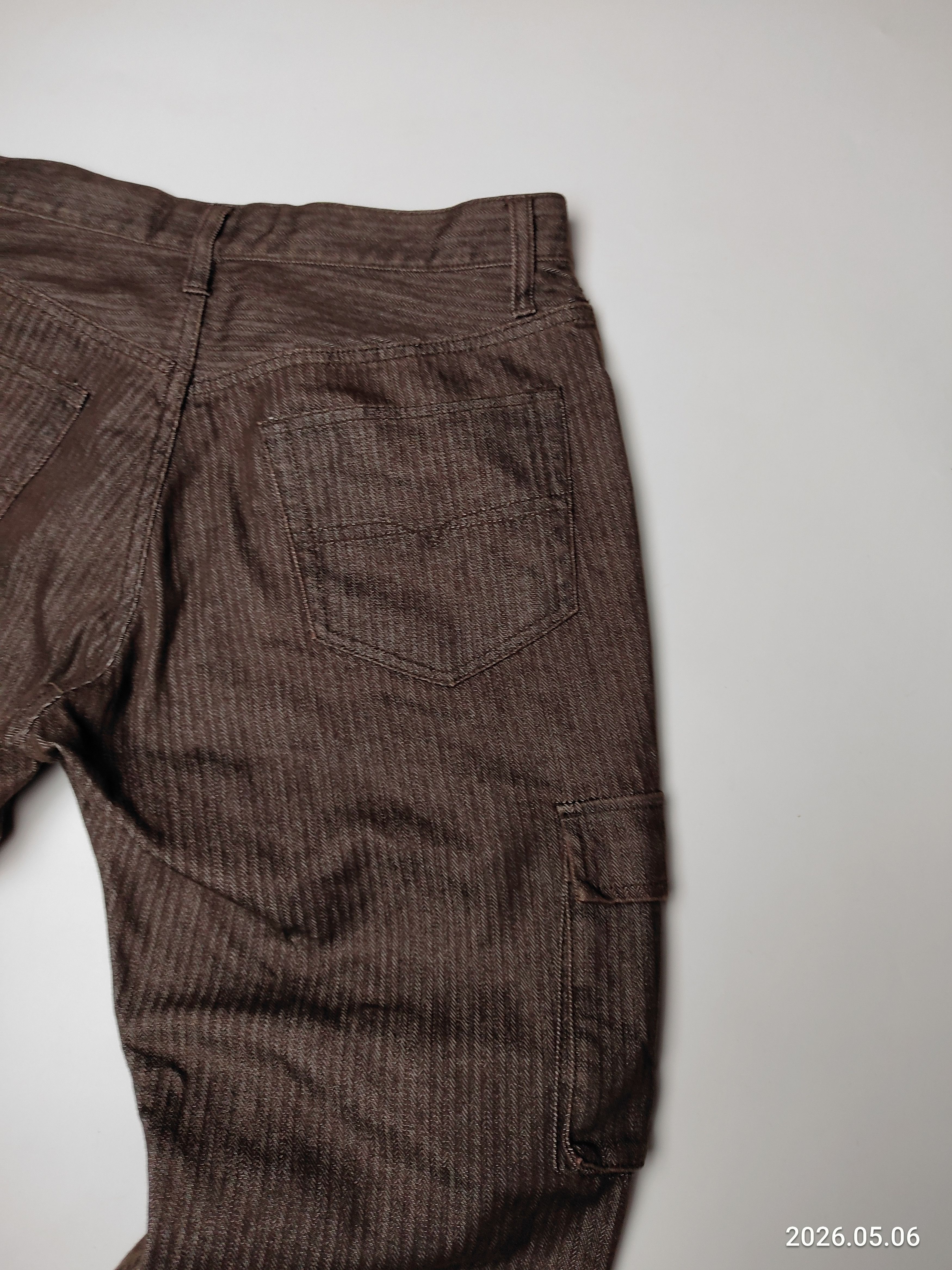 Japanese Brand MK Klein Multipocket Brown Denim cargo Pants Size US 29 - 11 Thumbnail