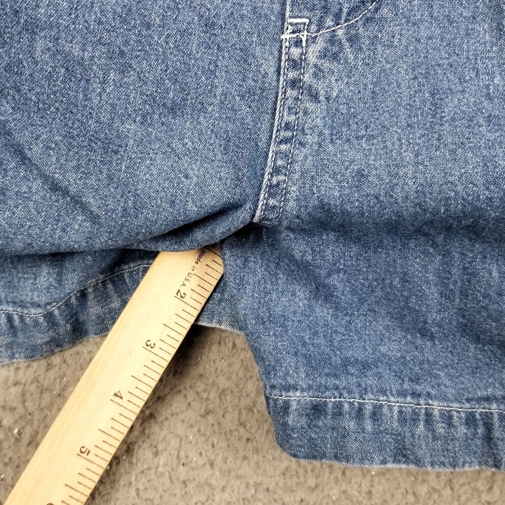 Disney VINTAGE Disney Lady and the Tramp Embroidered Denim Overalls Shorts XL 36W Women Blue 90s Disney Theme Cartoons 5-Pocket Mens Womens Girls Boys Size 40" / US 18 - 7 Thumbnail