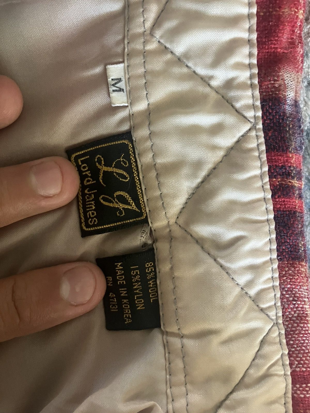 Other Lord James Wool Flannel Shirt – Made in Korea Vintage M Size US M / EU 48-50 / 2 - 3 Thumbnail