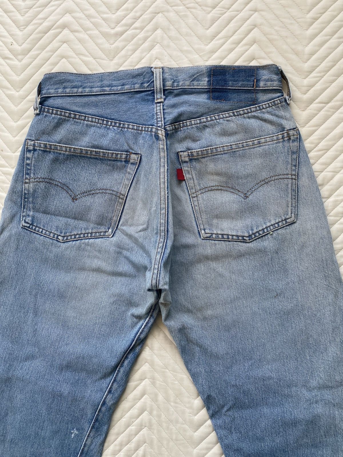 Levi's True Vintage 70s Levis 501 Small E Selvedge Size US 30 / EU 46 - 8 Thumbnail