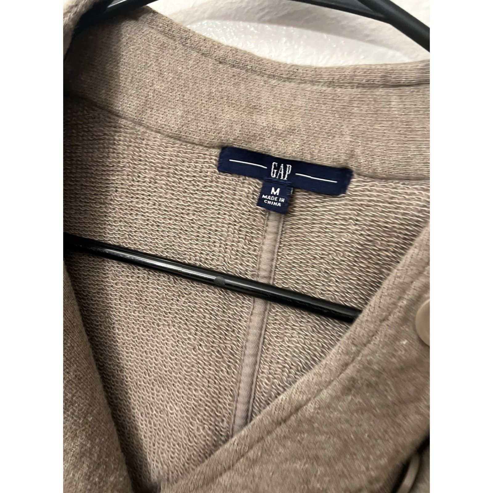 Gap Gap Women's M Brown Pea Coat Cardigan Style Coat Brown M Women Vintage? Size M / US 6-8 / IT 42-44 - 3 Thumbnail