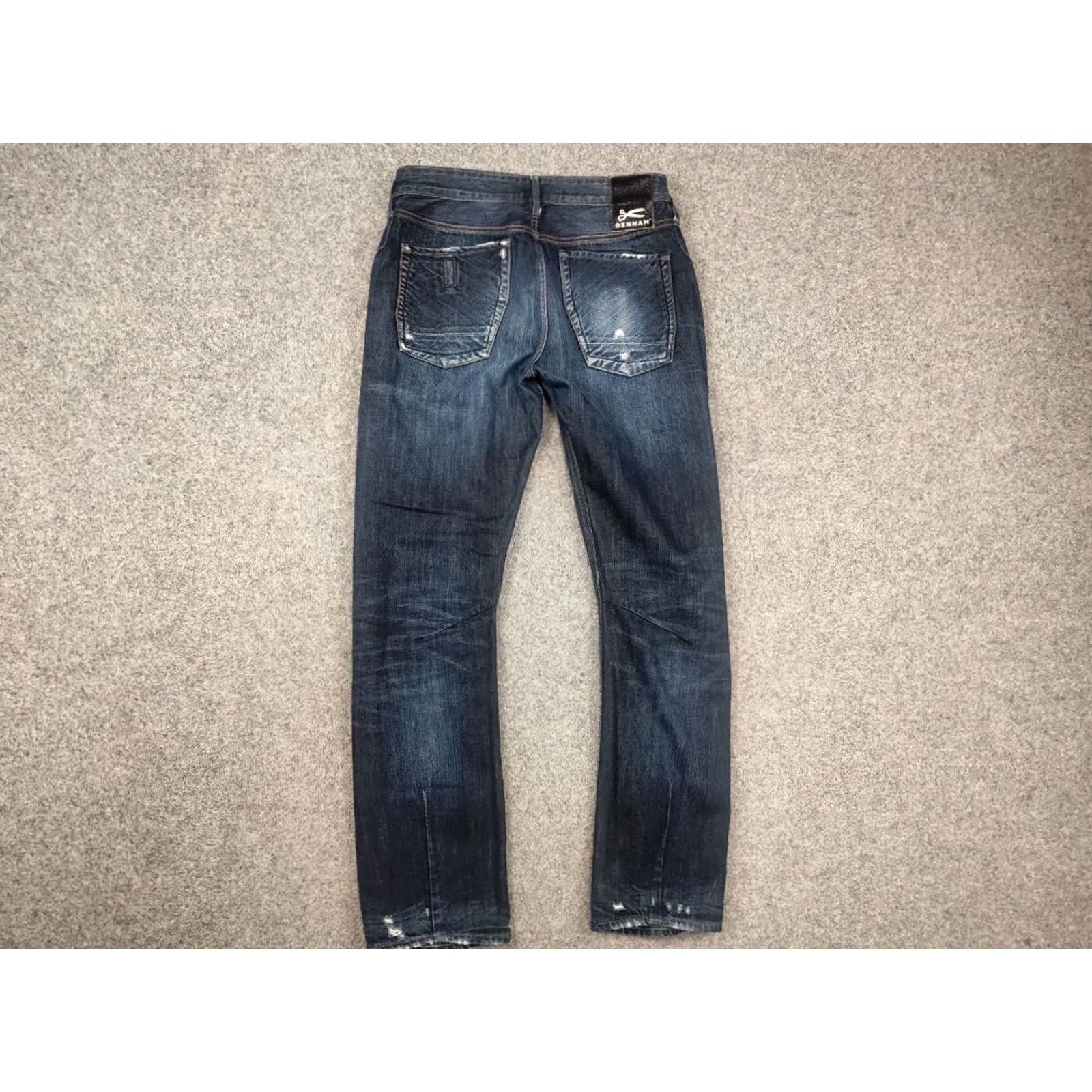 DENHAM Denham the jeanmaker Denim Jeans 32 Blue 5-Pocket Regular Straight Vintage Japan Denim Faded Blue Jeans Mens Size US 32 / EU 48 - 7 Thumbnail