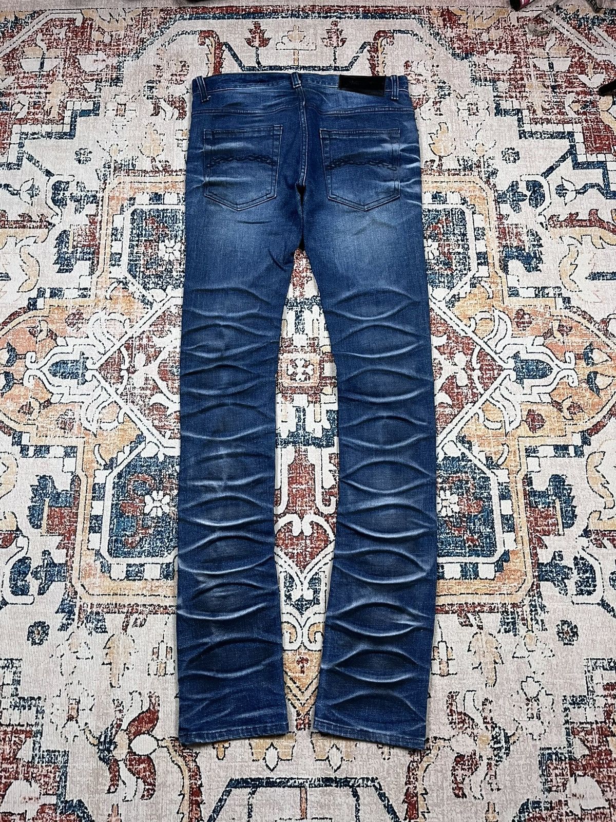 Japanese Brand Y2K Midas Distressed Denim Pants Size US 30 / EU 46 - 7 Thumbnail