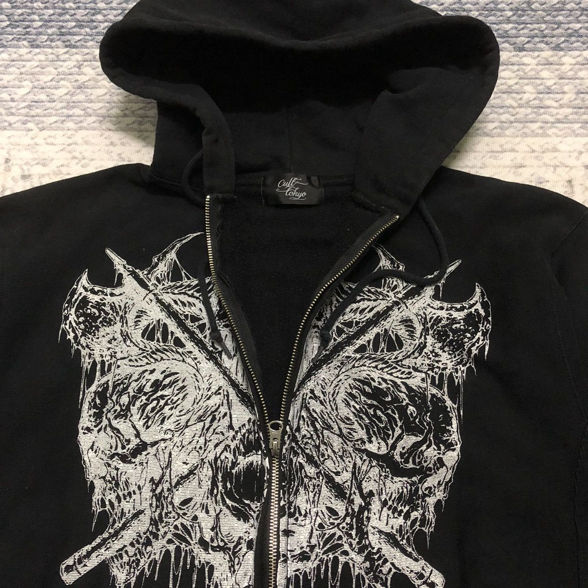 Japanese Brand Rare Cult Tokyo Skull/Punk/Seditionaries Sweater Size US L / EU 52-54 / 3 - 3 Thumbnail