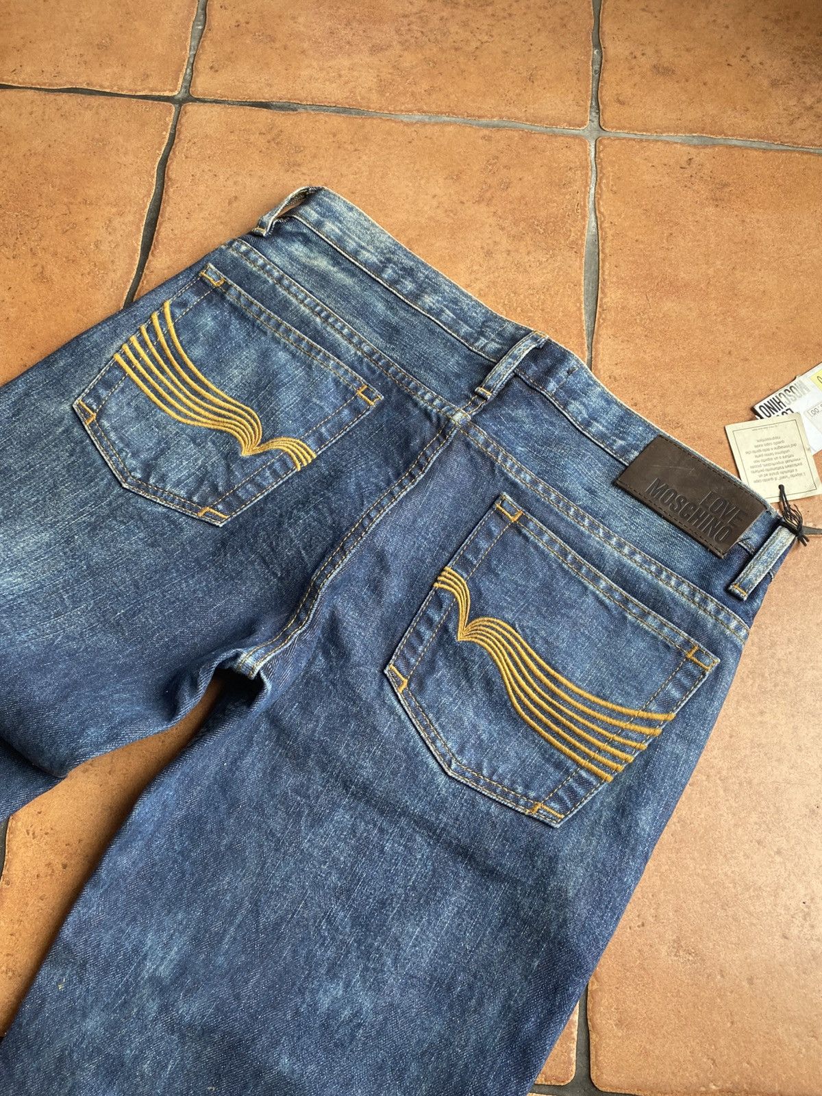 Love Moschino Love Moschino Luxury jeans women new blue Size 33" - 9 Thumbnail