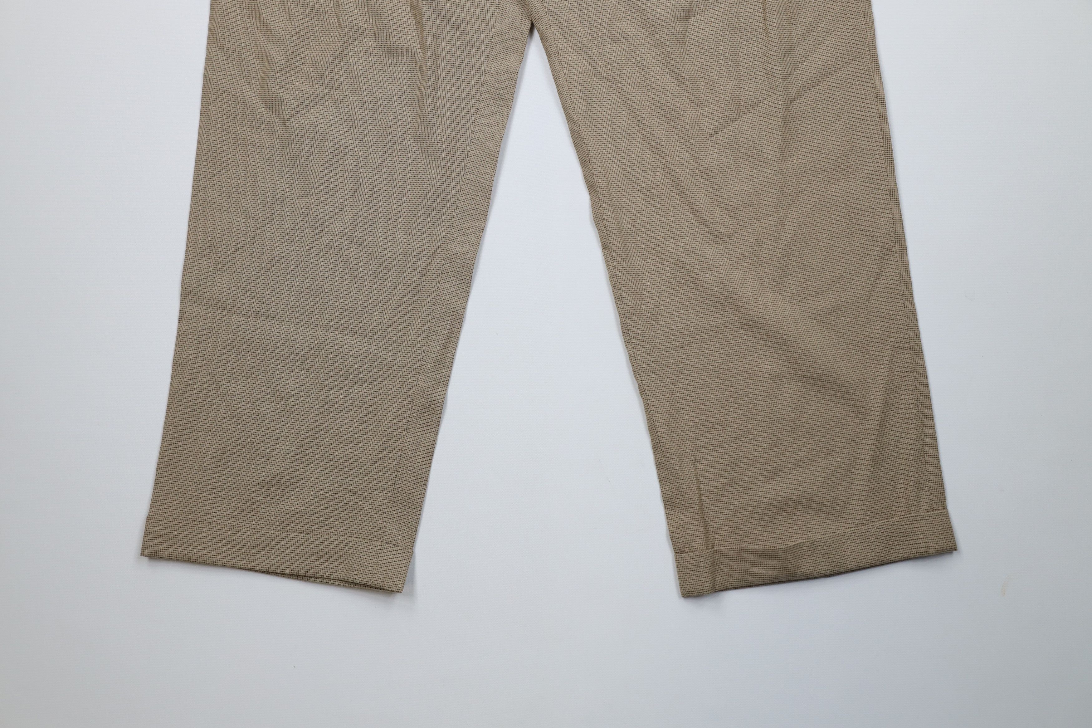 Ralph Lauren Vintage 90s Ralph Lauren Pleated Cuffed Wide Leg Chino Pants Size US 42 / EU 58 - 4 Thumbnail