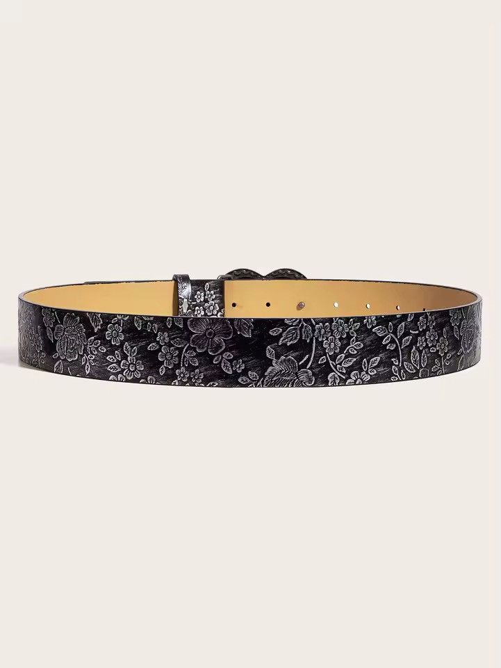 Japanese Brand 112 cm A love buckle pattern PU leather Size ONE SIZE - 2 Thumbnail