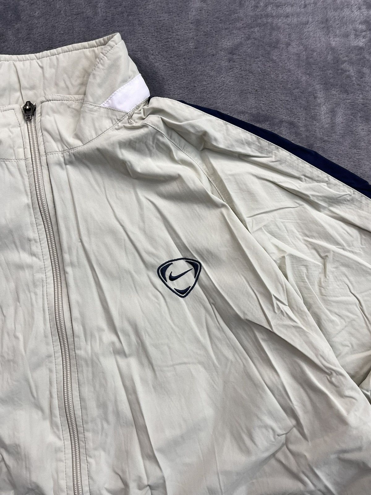 Nike 90’s Nike Team Retro Track Jacket Y2k Vintage Swoosh Rare Size US XL / EU 56 / 4 - 2 Thumbnail