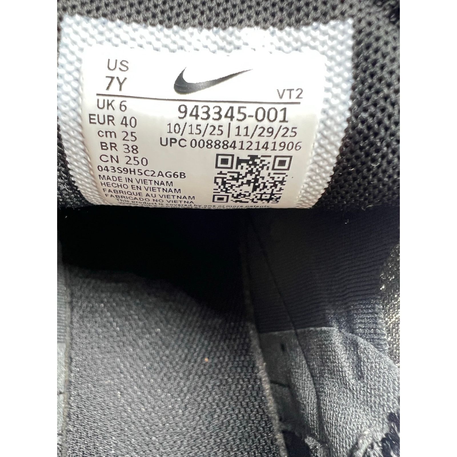 Nike Nike Air Max 270 GS “Black White” size 7Y Size US 7 / EU 40 - 6 Thumbnail