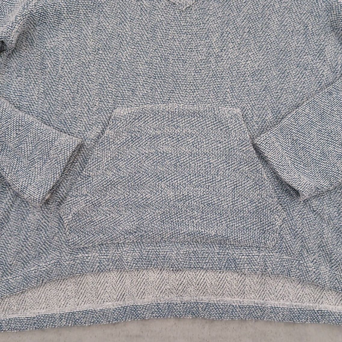 Faherty Faherty Hoodie Womens Large Blue White Terry Pullover Size L / US 10 / IT 46 - 3 Thumbnail