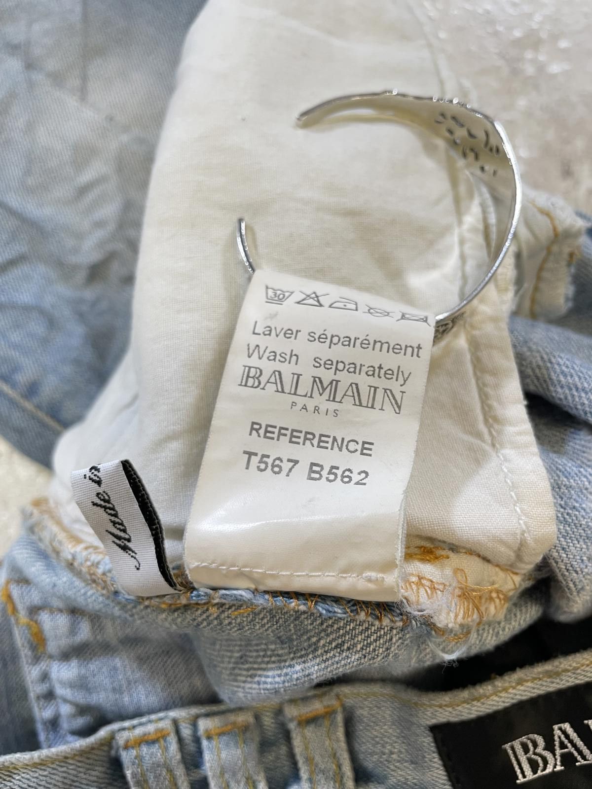 Balmain Balmain Eagle Coin Denim Size US 32 / EU 48 - 4 Thumbnail
