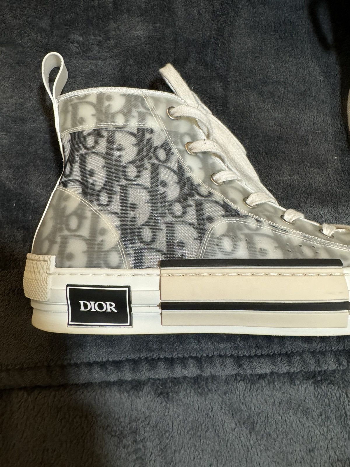 Dior Dior B23 High Top Sneakers Size US 8 / EU 41 - 4 Thumbnail