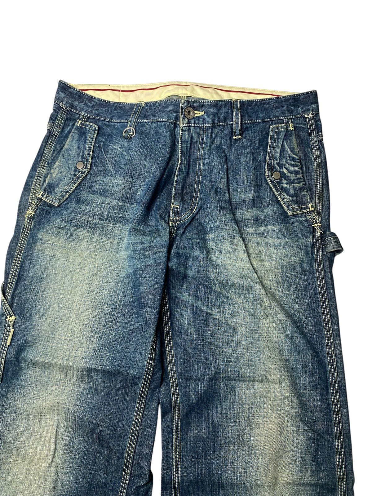 FACTOTUM 2000'e Factotum Flared Carpenter Buckle Denim Size US 30 / EU 46 - 3 Thumbnail