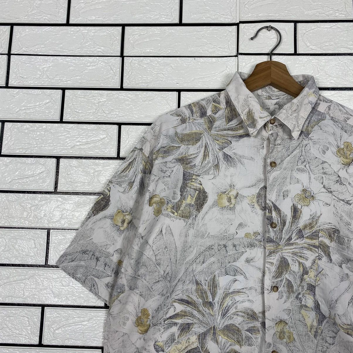 Japanese Brand Vintage Hawaii Shirt Button Burton Evolution Full Print Size US M / EU 48-50 / 2 - 8 Thumbnail