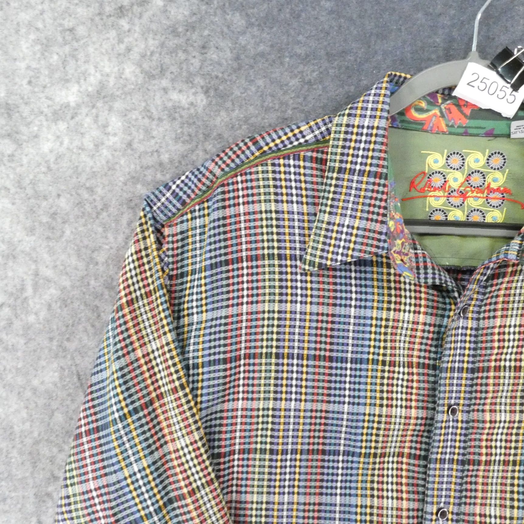 Robert Graham Robert Graham Shirt Men XXL Long Sleeve Button-Up Blue Multicolor Plaid Size US XXL / EU 58 / 5 - 3 Thumbnail