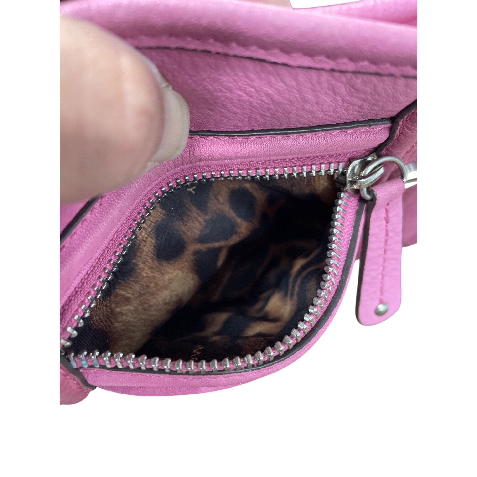 Other B. Makowsky Womans Pink Leather Crossbody Shoulderbag SKU 94 Size ONE SIZE - 8 Thumbnail