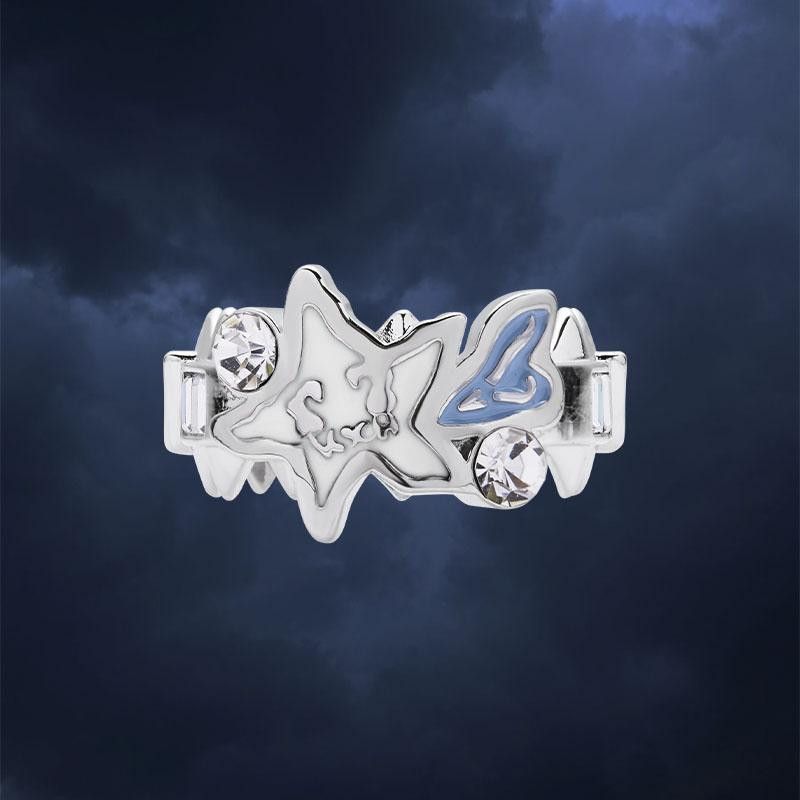 Jewelry New Trend Jewelry Rings Open Size Chrome Ring (Size 7-13) Size ONE SIZE - 2 Thumbnail