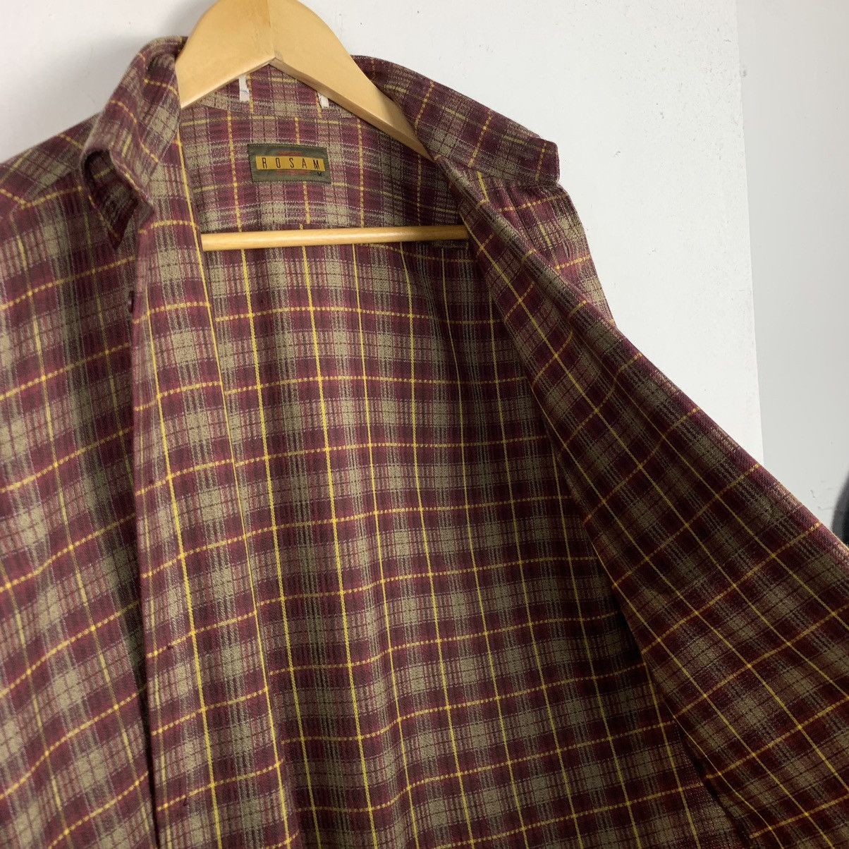 Flannel × Vintage Vintage Flannel Striped Single Pocket Shirt Size US M / EU 48-50 / 2 - 14 Thumbnail
