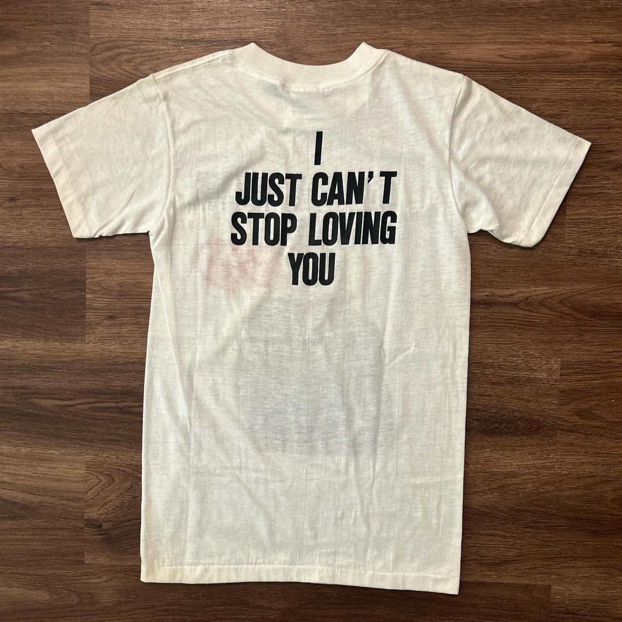 Vintage 80s Michele Jackson i just cant stop loving you tee Size US S / EU 44-46 / 1 - 5 Thumbnail