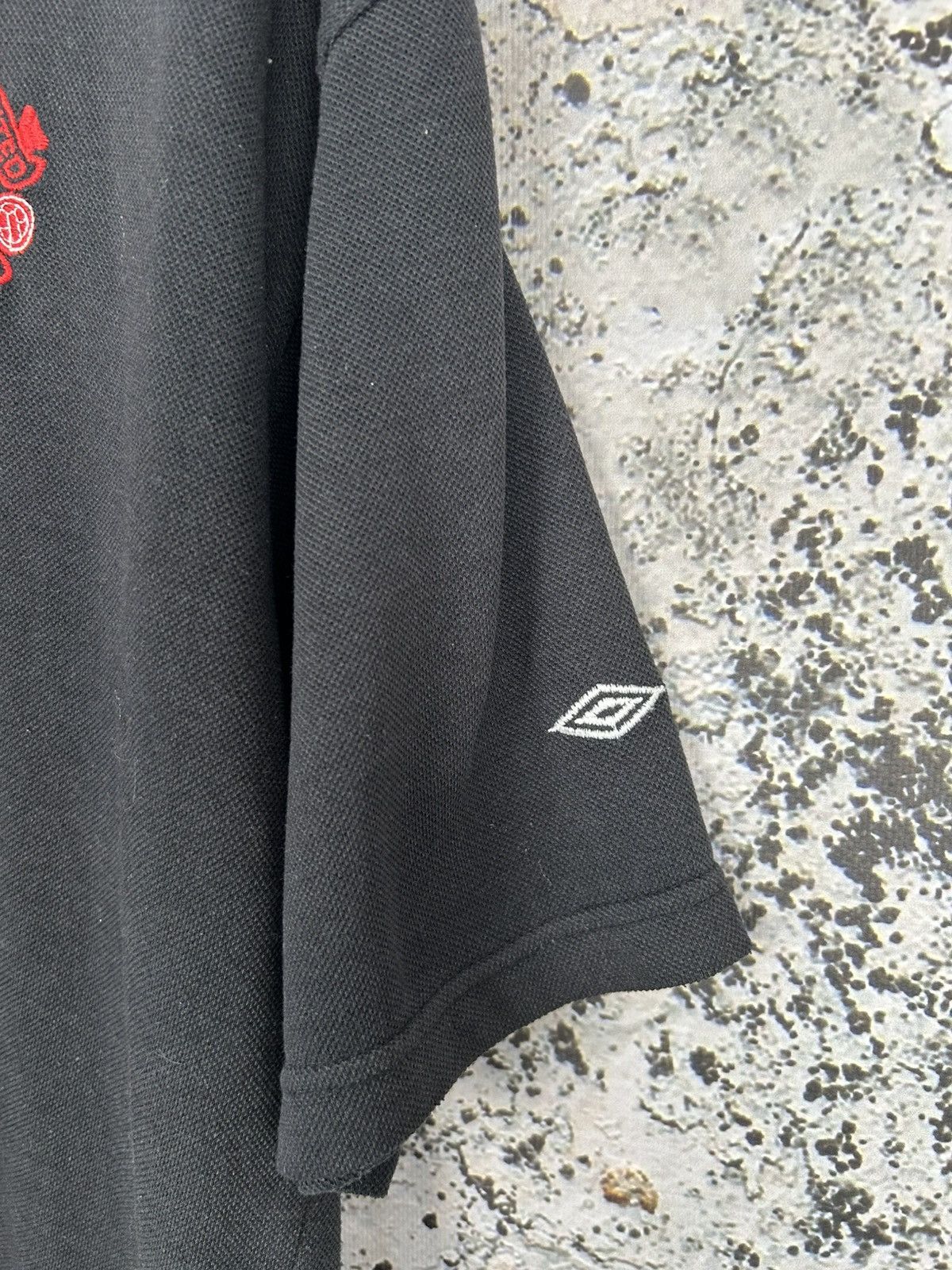 Vintage Vintage Manchester United Umbro Polo Jersey 90s Football Size US L / EU 52-54 / 3 - 5 Thumbnail