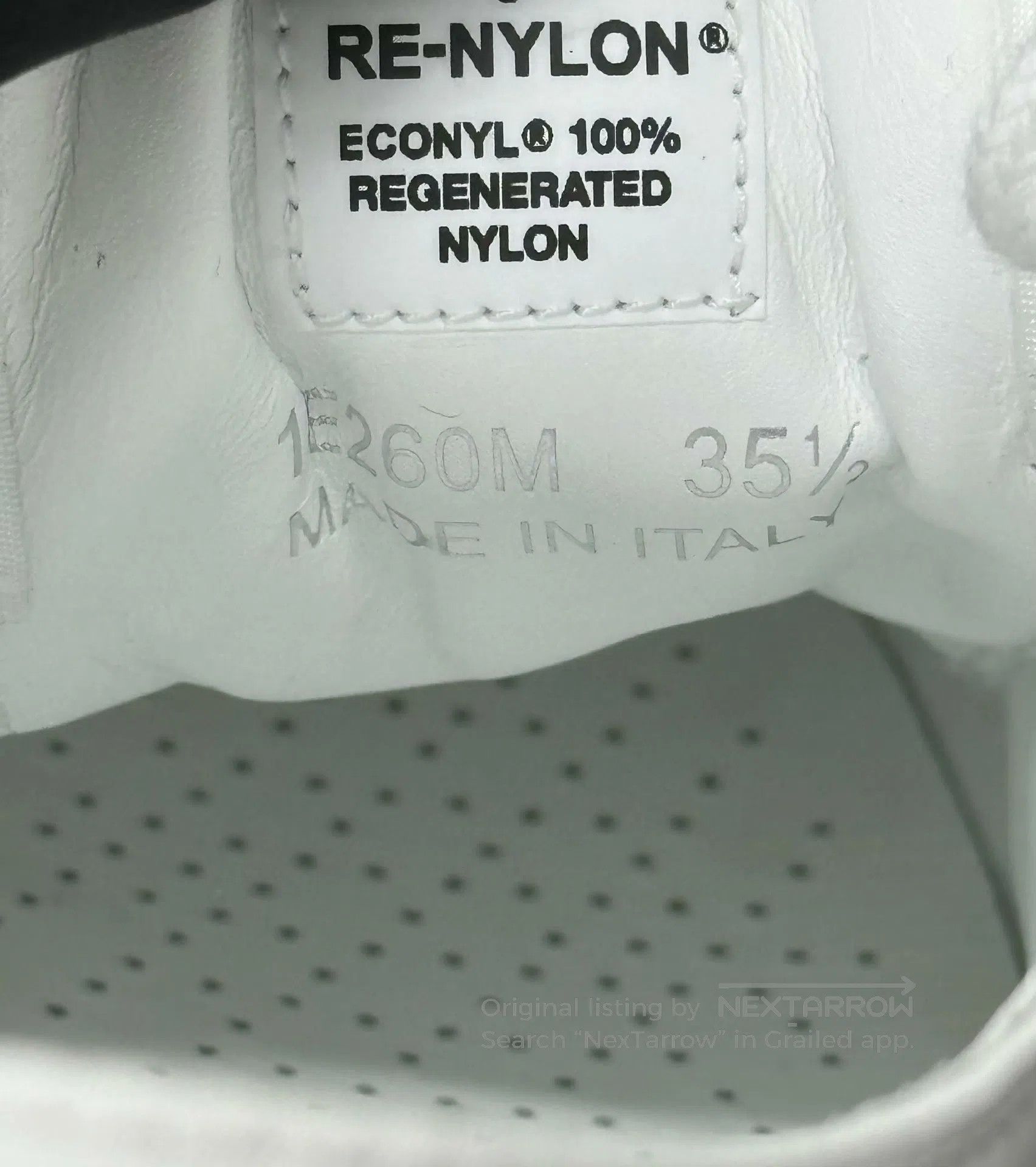 Prada Prada White Triangle Logo Biscuit Shoes| Size US 5 / IT 35 - 6 Thumbnail