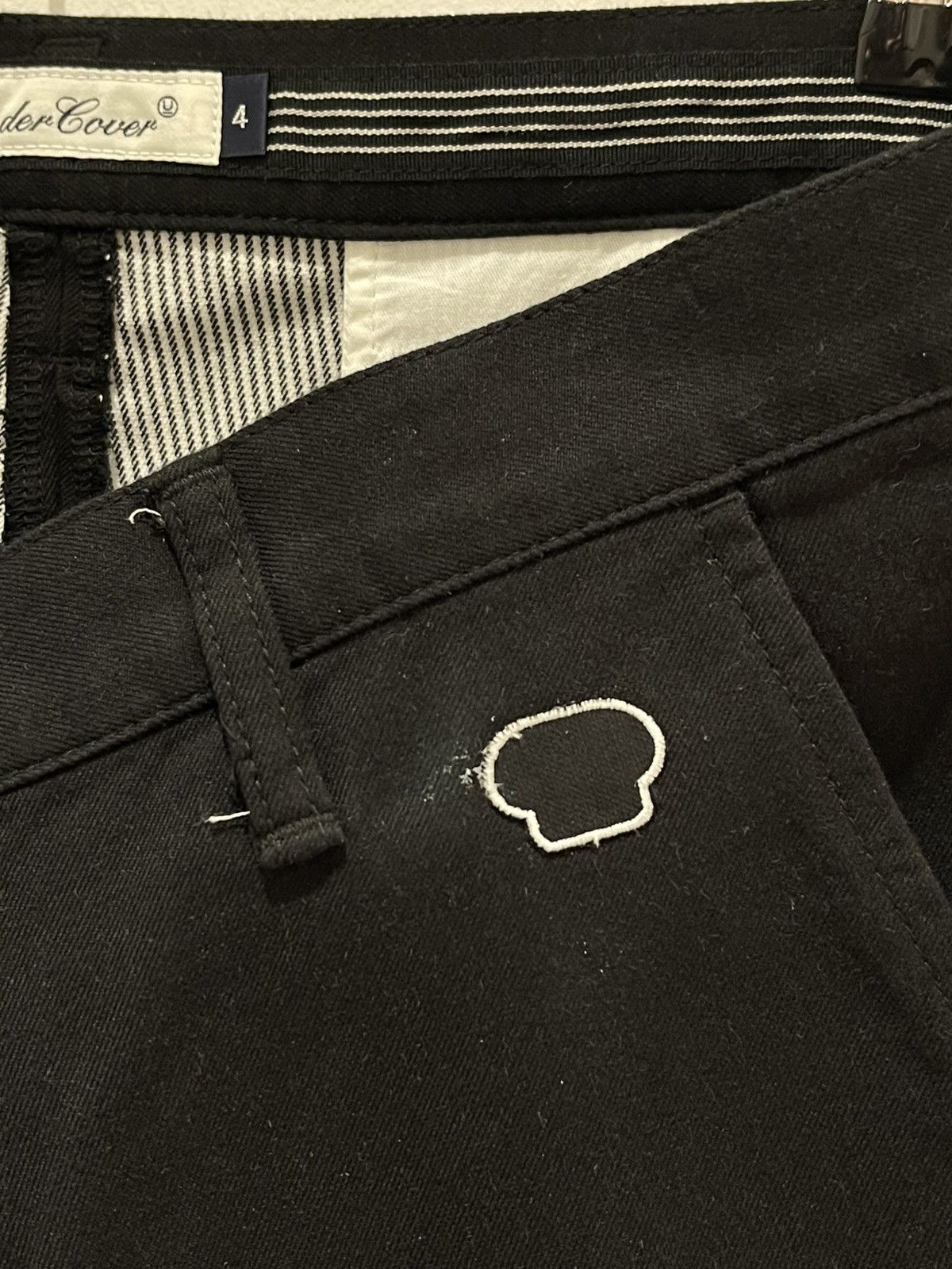 Undercover Undercover SS08 Summer Madness Black Straight Fit Trousers Size US 31 - 25 Thumbnail
