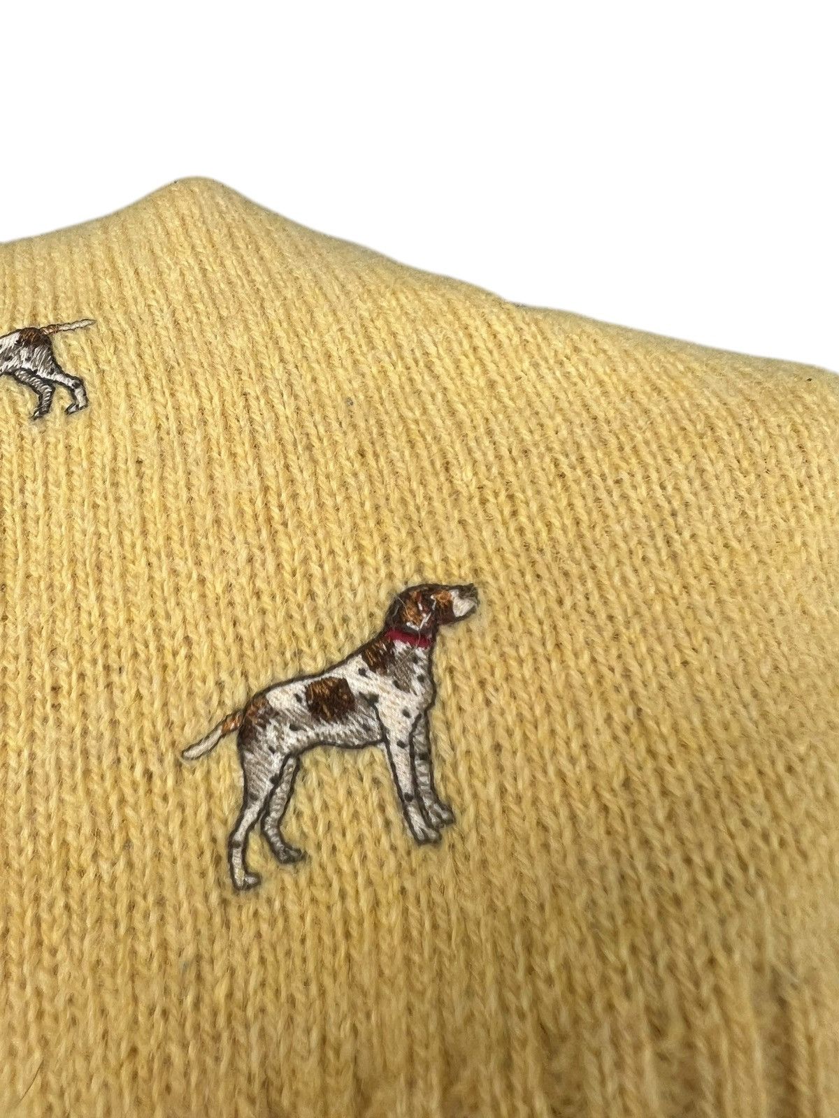 Polo Ralph Lauren VTG 90s P Ralph Lauren Dog Embroidery Wool Knitwear Sweater Size US S / EU 44-46 / 1 - 14 Thumbnail