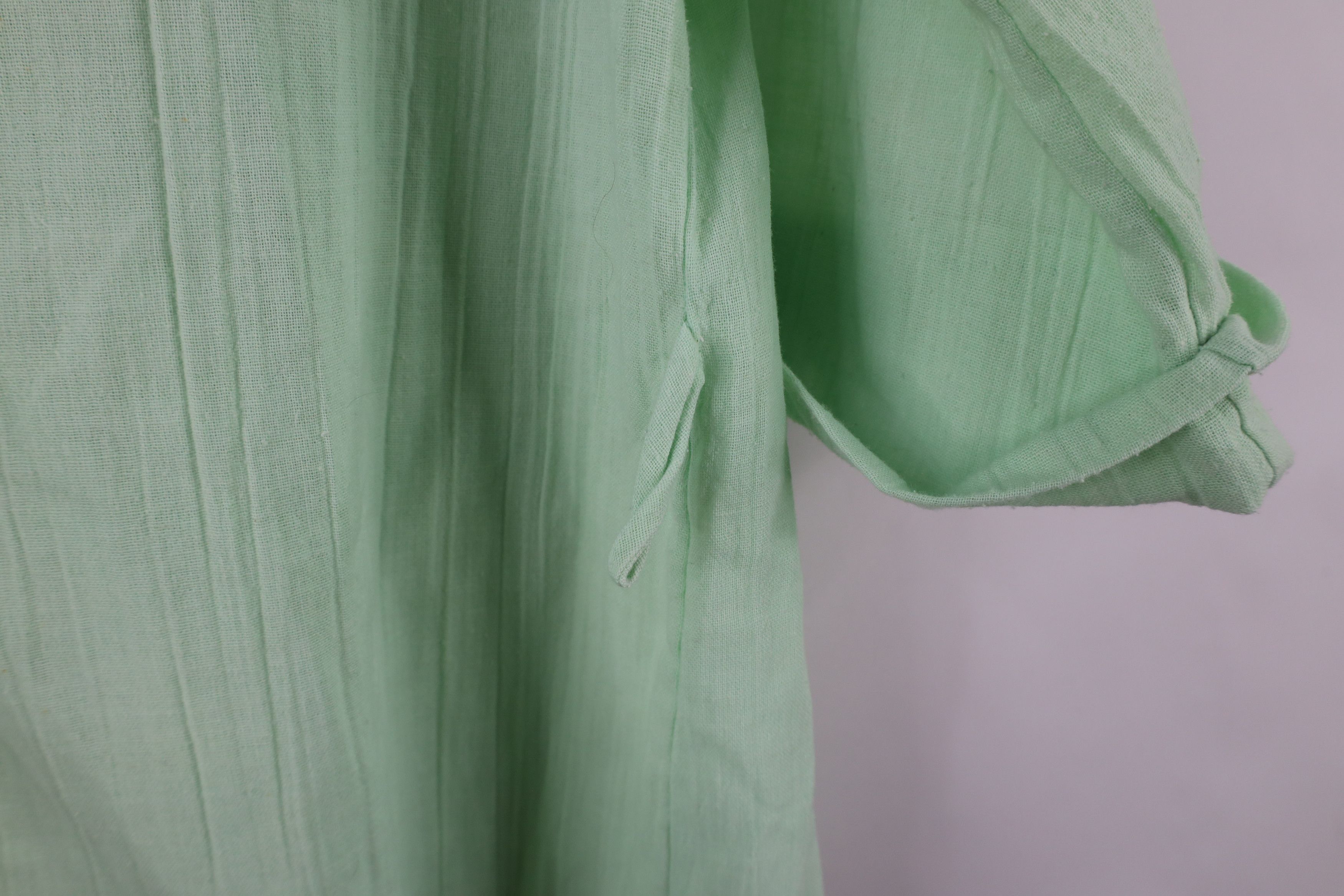 Vintage Vintage 60s 70s Country Primitive Gauzy Cotton Ruffled Shirt Size M / US 6-8 / IT 42-44 - 12 Thumbnail