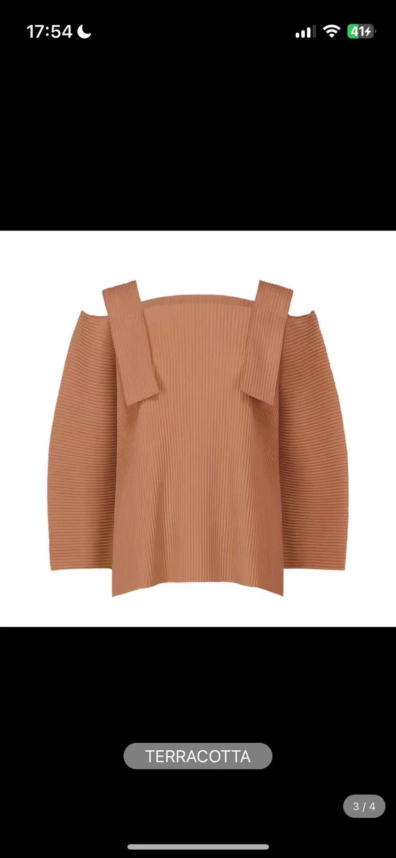 Other Issey Miyake/三宅一生 Pink pleated off-the-shoulder top Size M / US 6-8 / IT 42-44 - 9 Thumbnail