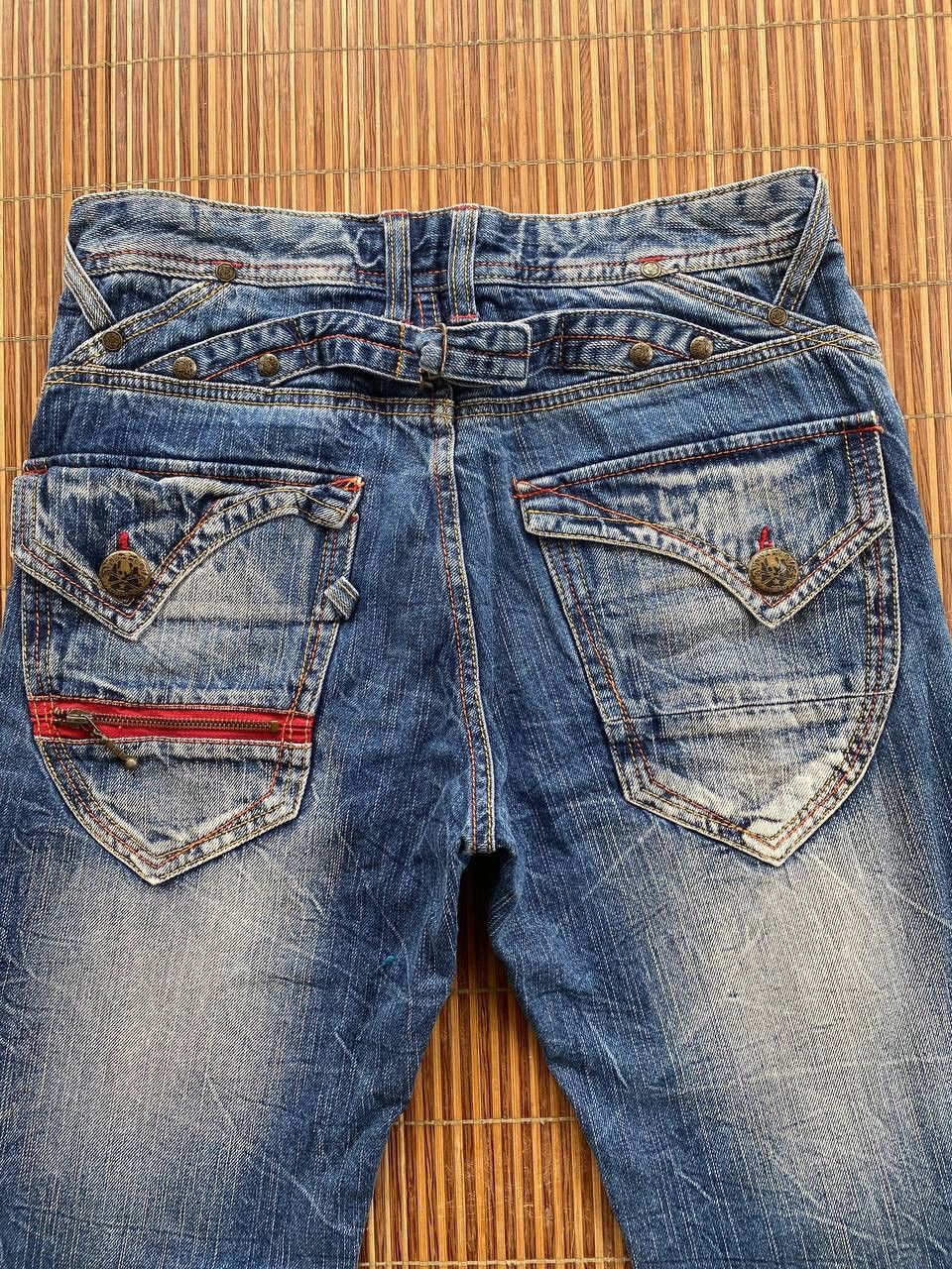 Hysteric Glamour × Tornado Mart Blow By Blue Distressed Denim Size US 31 - 7 Thumbnail
