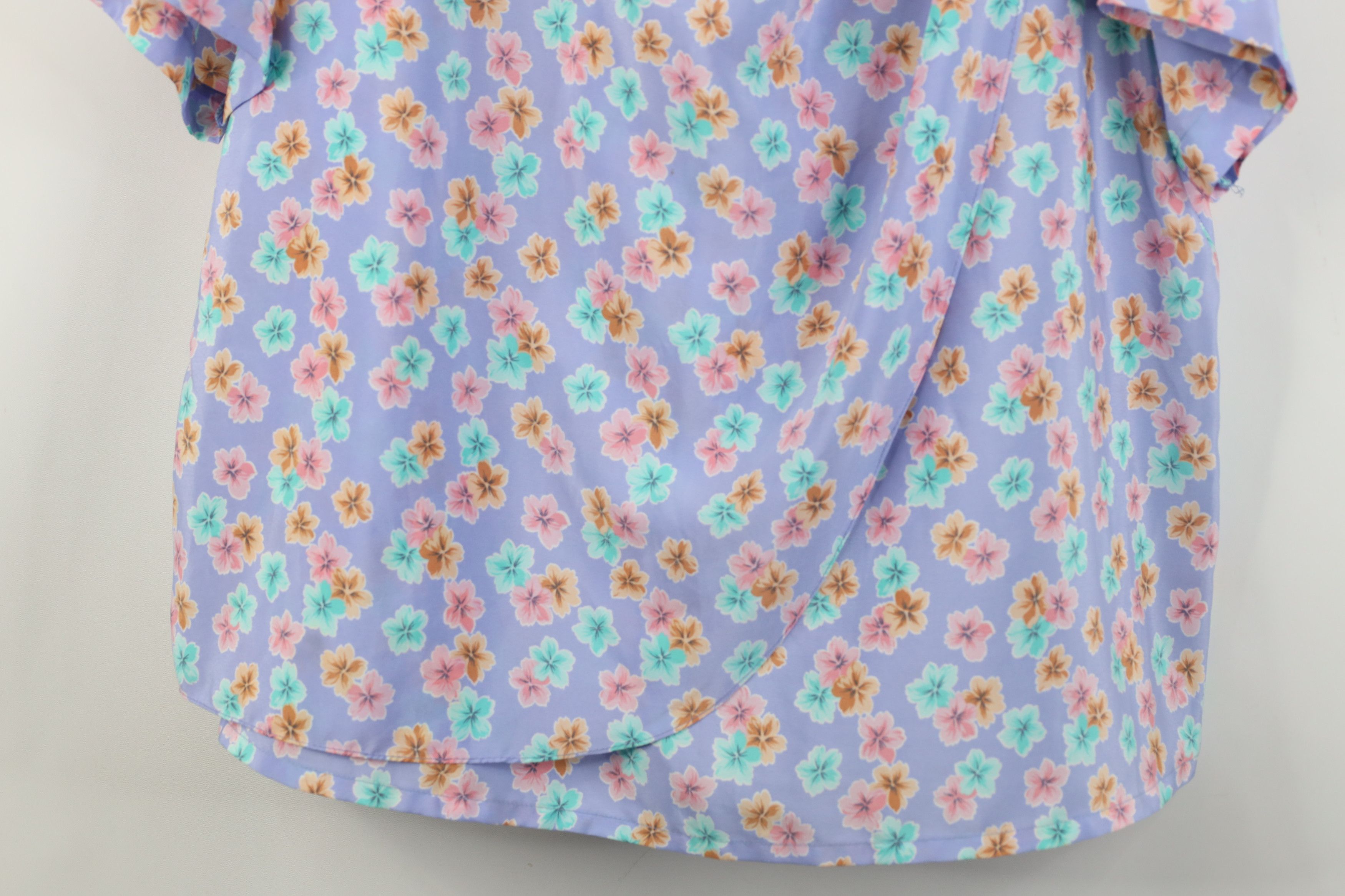 Vintage Vintage 90s Streetwear Over Print Short Sleeve Shirt Top USA Size M / US 6-8 / IT 42-44 - 3 Thumbnail