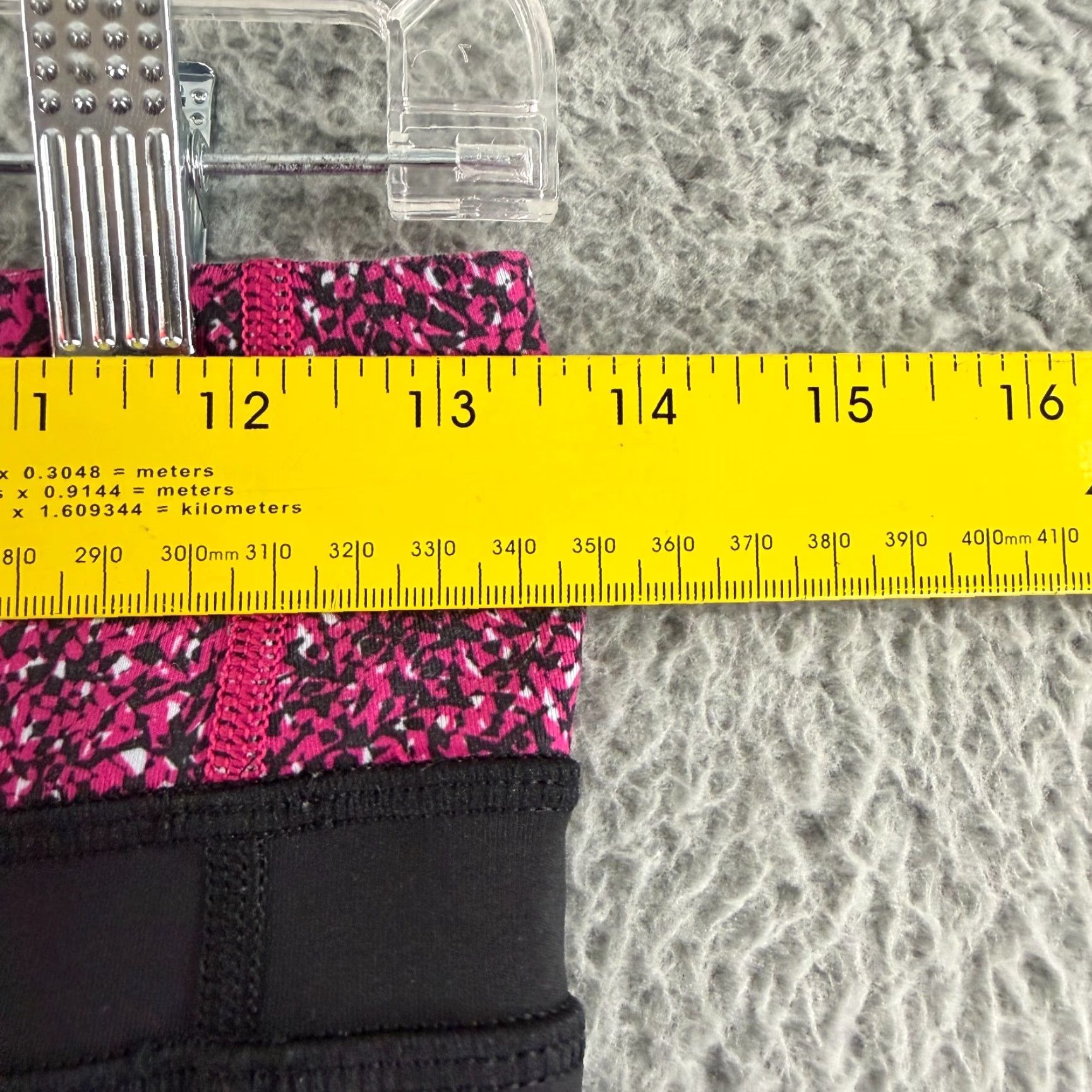 Lululemon Lululemon Run Reflect Crop Leggings Womens Size 8 Black Pink Side Zippers Yoga Size 30" / US 8 / IT 44 - 6 Thumbnail