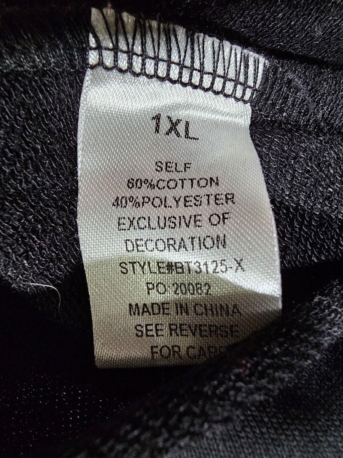 Designer Baevely 1XL Black Glamstone Howdy Cropped Sweatshirt Size XL / US 12-14 / IT 48-50 - 7 Thumbnail