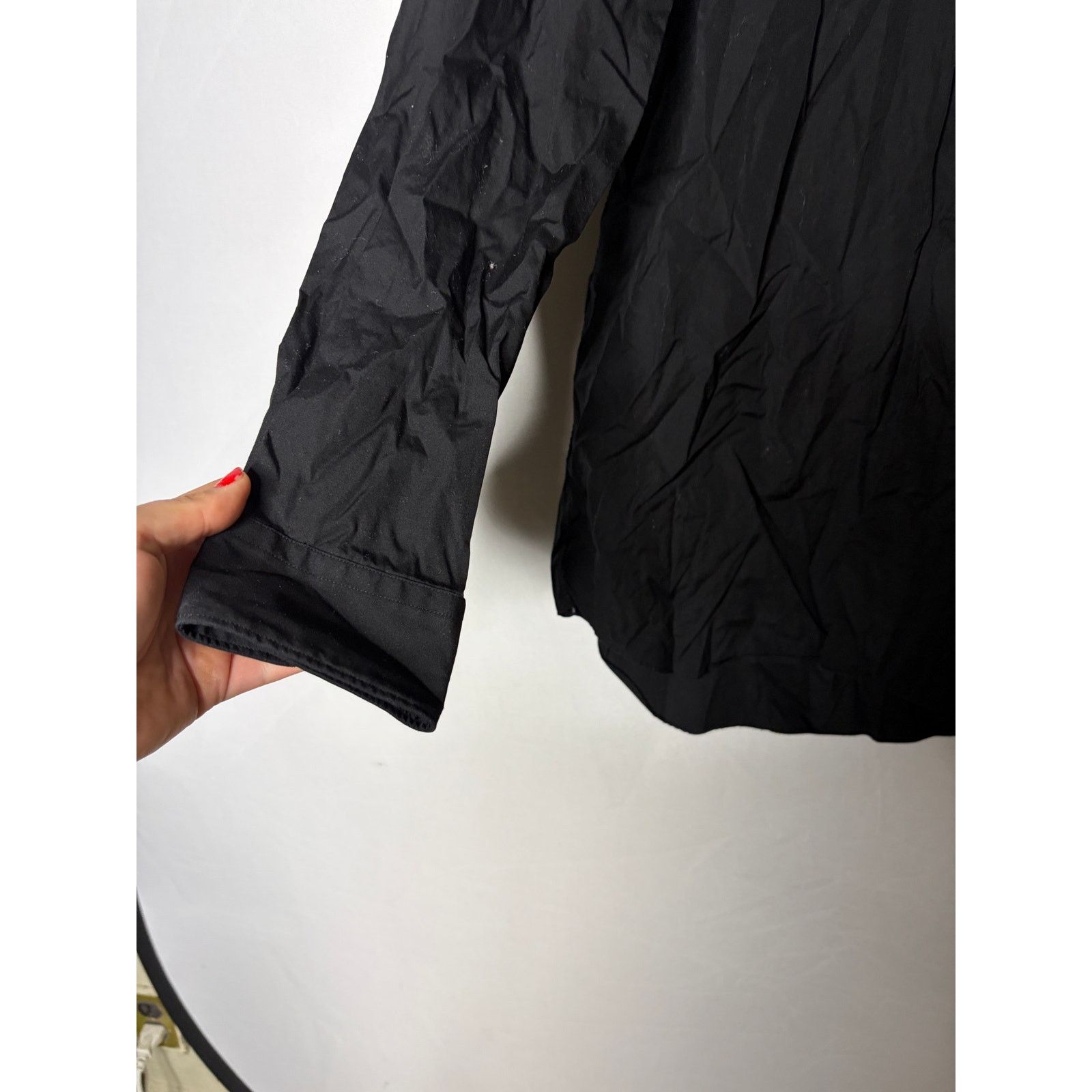 Comme des Garcons Comme des Garsons Men Black Heart-patch poplin shirt sz L Size US L / EU 52-54 / 3 - 5 Thumbnail