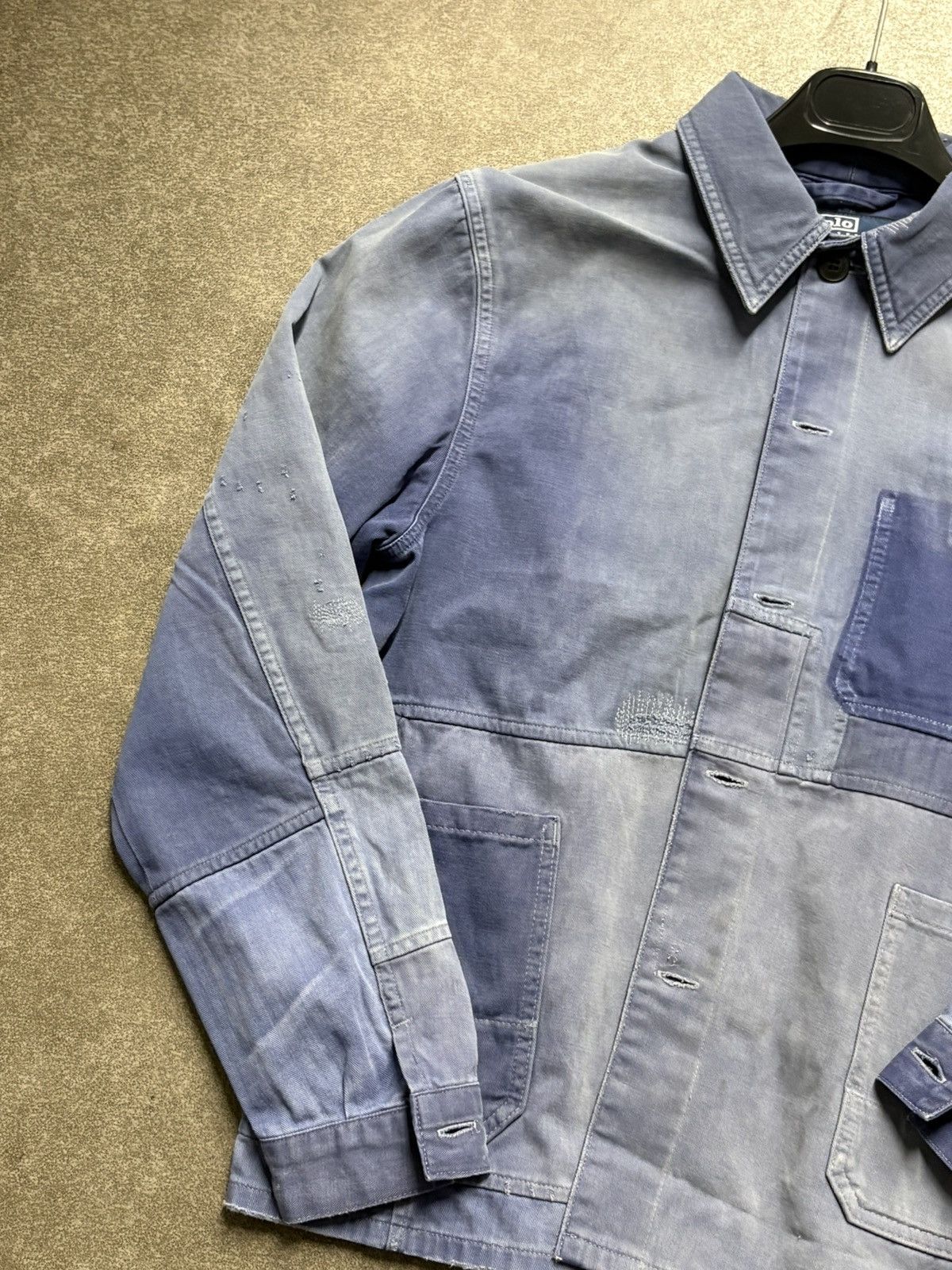 Polo Ralph Lauren Ralph Lauren blue patchwork workwear jacket men XS new Size US XS / EU 42 / 0 - 2 Thumbnail