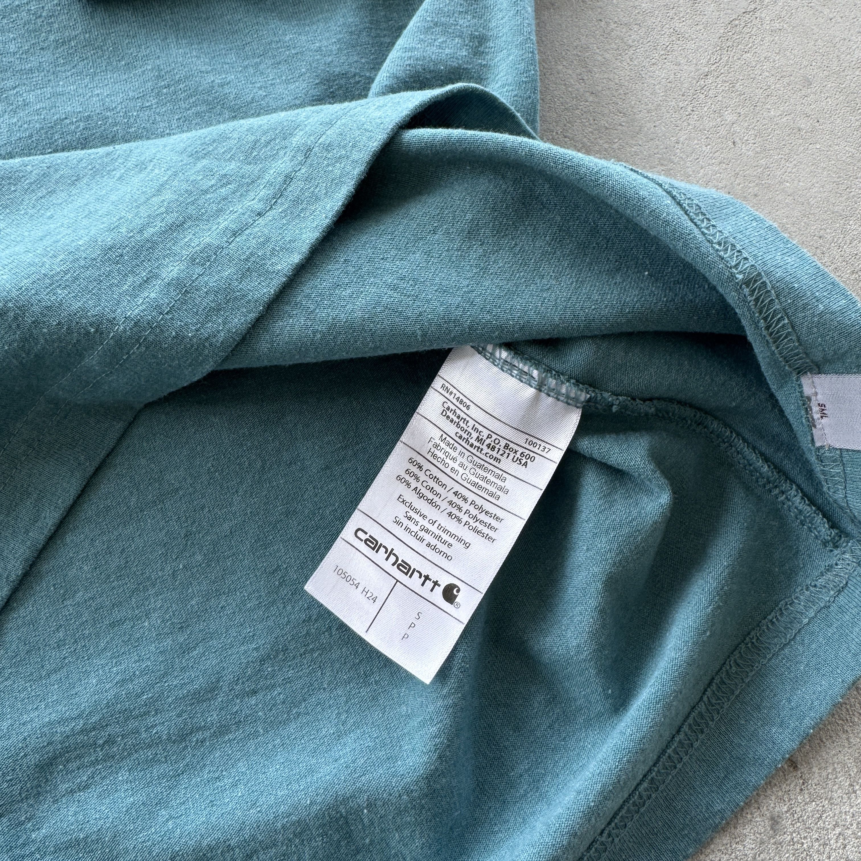 Carhartt Vintage Carhartt Relaxed Fit Pocket T-Shirt Long Sleeve Size US S / EU 44-46 / 1 - 9 Thumbnail