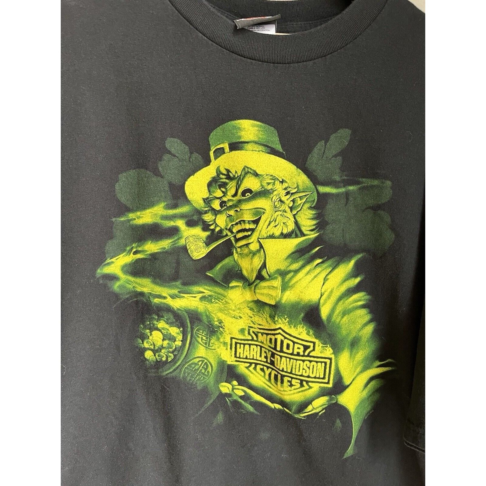 Harley Davidson VINTAGE STYLE HARLEY DAVIDSON MISSOURI LEPRECHAUN TEE 2XL Size US XXL / EU 58 / 5 - 2 Thumbnail