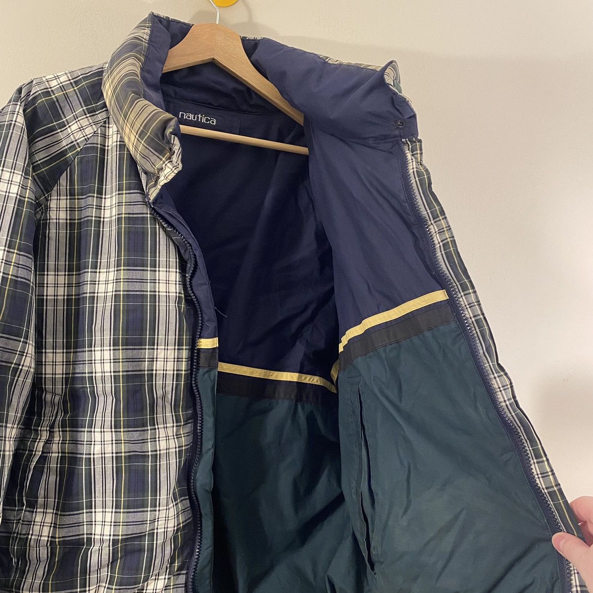 Nautica × Vintage Vintage 90s Nautica Reversible Goose Down Puffer Jacket Size US L / EU 52-54 / 3 - 3 Thumbnail