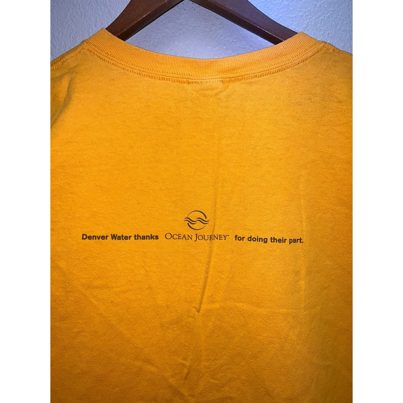 Anvil Vintage Water Shirt Denver Water Only Wash Ocean Journey Tee Size US XXL / EU 58 / 5 - 7 Thumbnail