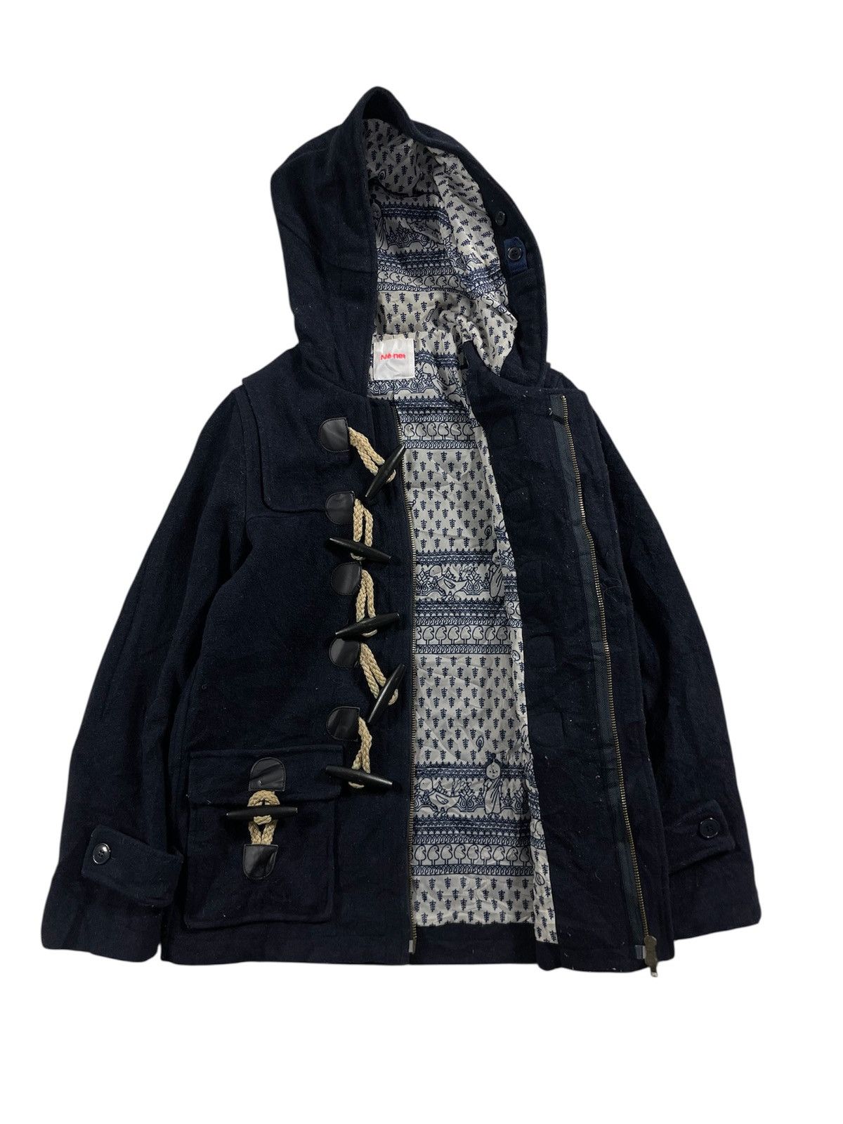 Issey Miyake 90s Issey miyake Ne Net Duffel Coat jacket Size US M / EU 48-50 / 2 - 2 Thumbnail