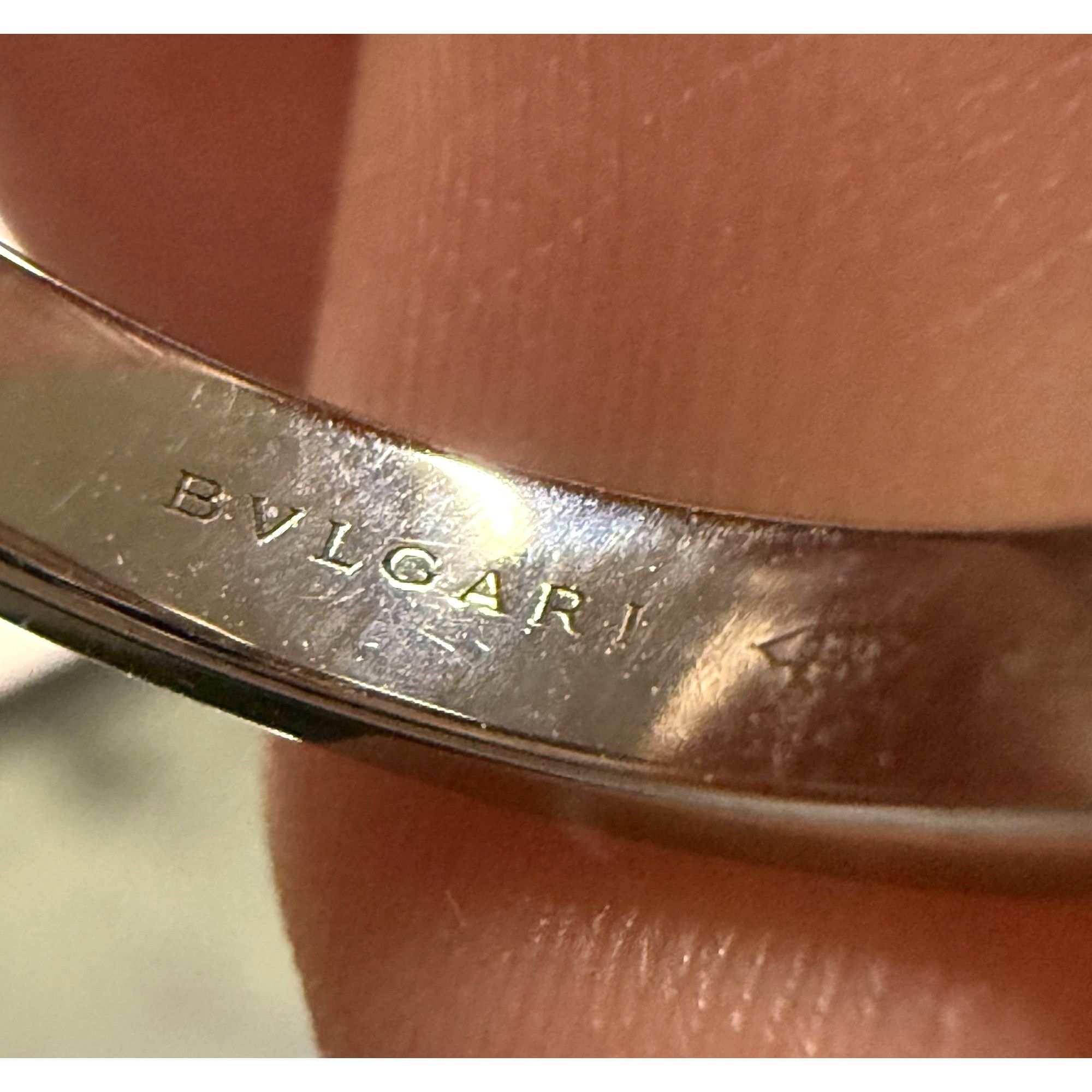 Bvlgari Bvlgari Platinum Diamond Band Ring With Original Box & Packa Size ONE SIZE - 4 Thumbnail