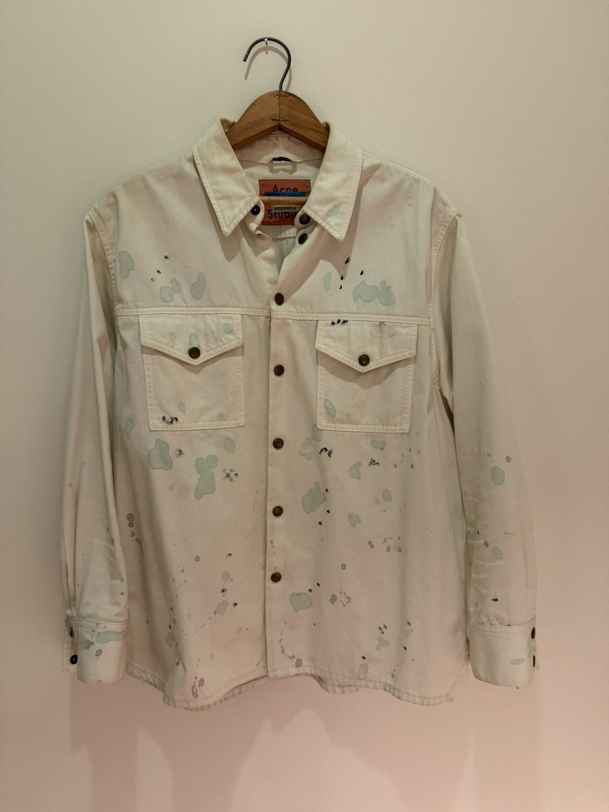 Acne Denim Overcoat