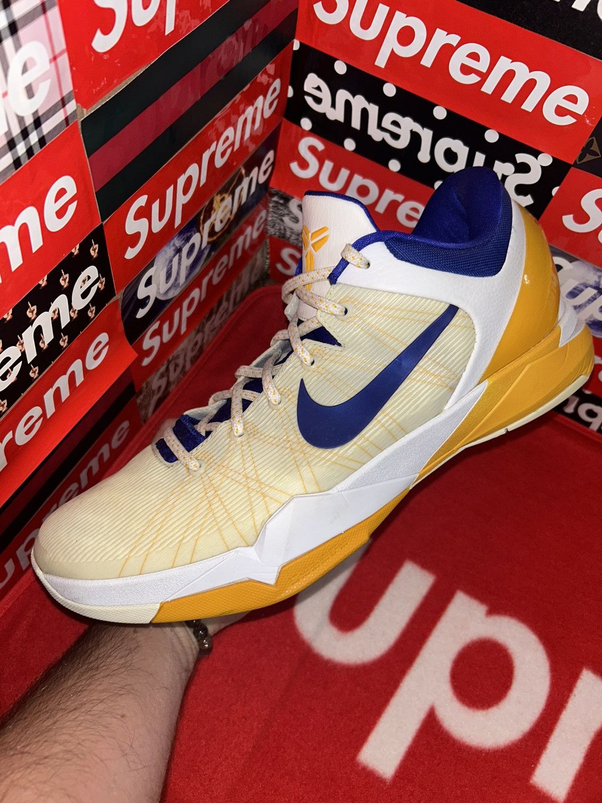 Nike Nike Kobe 7 Lakers Home 488371-101 size 14 Size US 14 / EU 47 - 7 Thumbnail