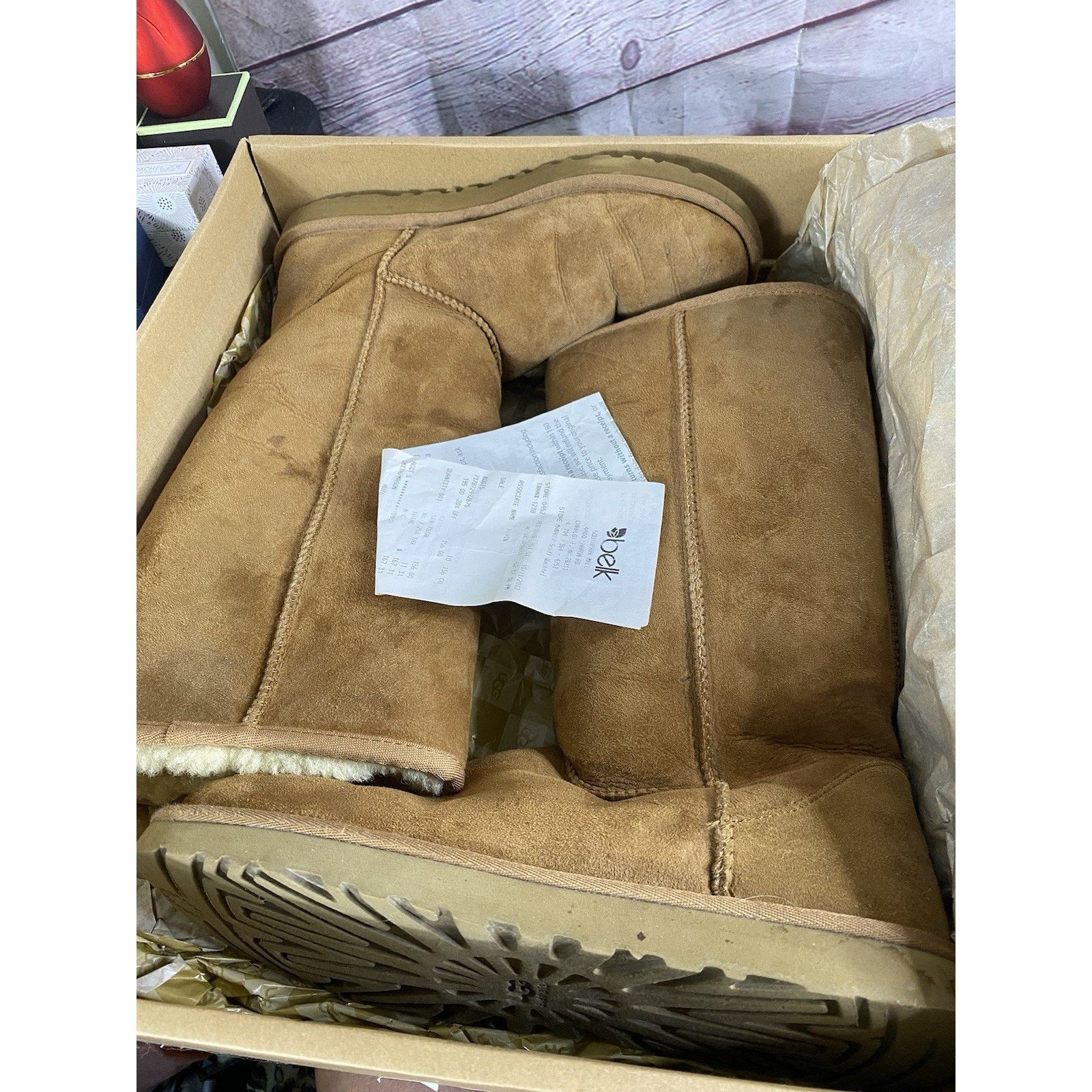 Ugg IOB UGG Classic Tall Womens Winter Boots - Size 9, Chestnut Size US 9 / IT 39 - 9 Thumbnail